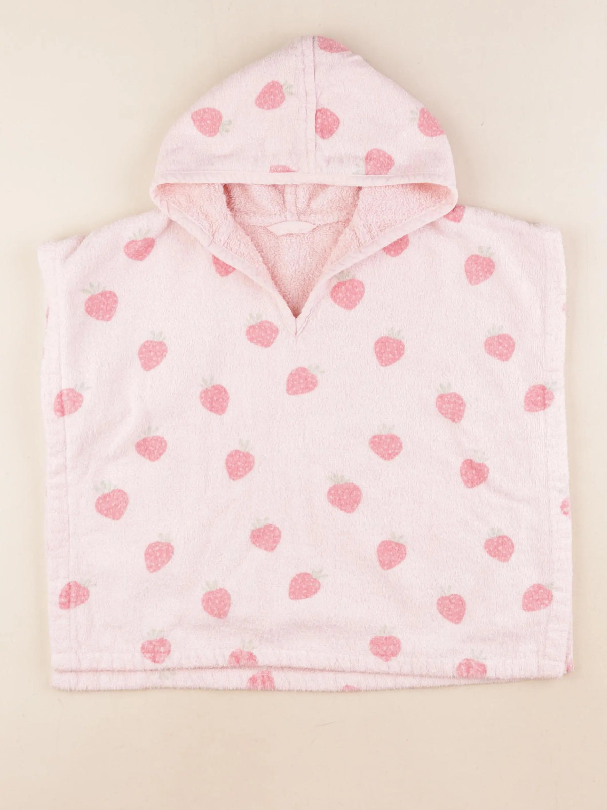 Vertbaudet - cape de bain rose - 18 mois