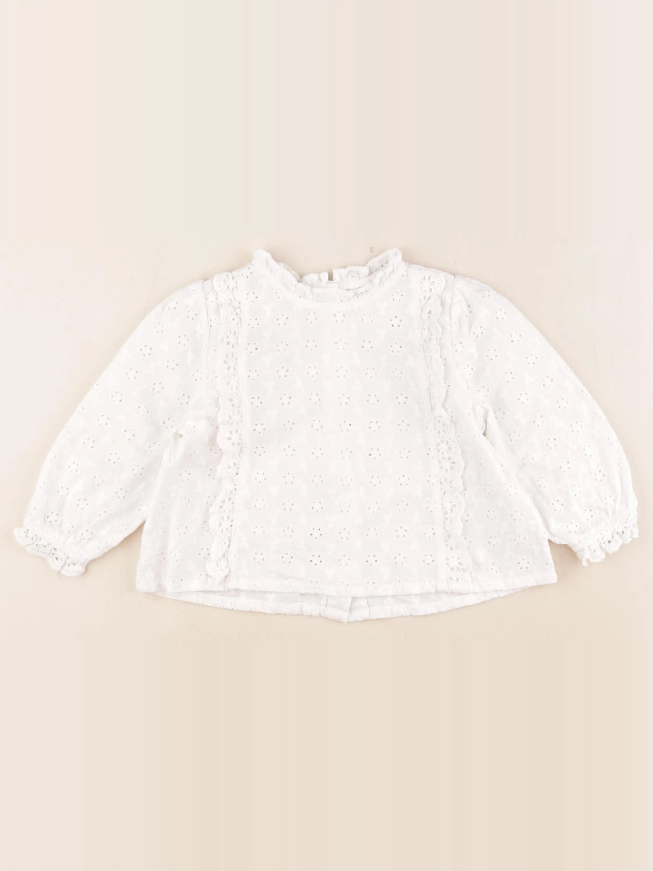 Vertbaudet - blouse blanc - 24 mois