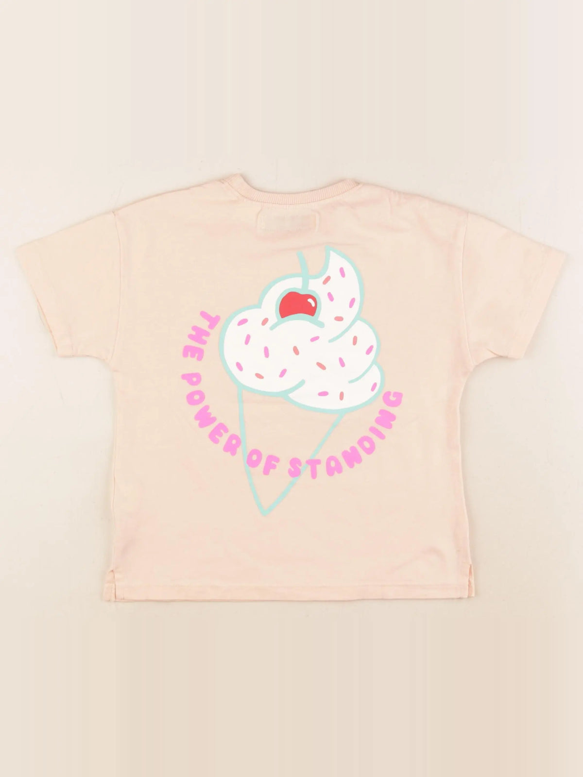 Zara - tee-shirt imprimé au dos orange - 5 ans