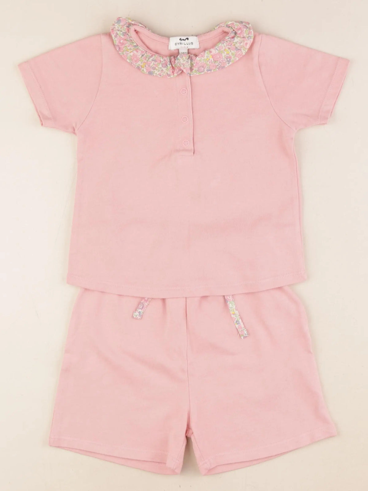 Cyrillus - pyjama coton rose - 36 mois
