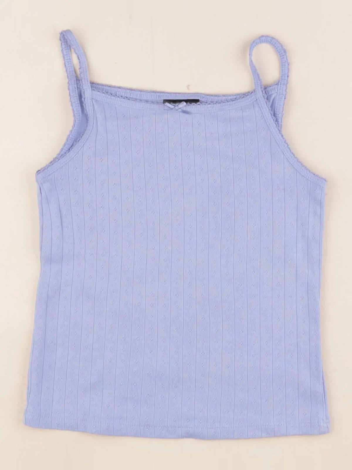 H&M - maillot de corps bleu - 4/6 ans