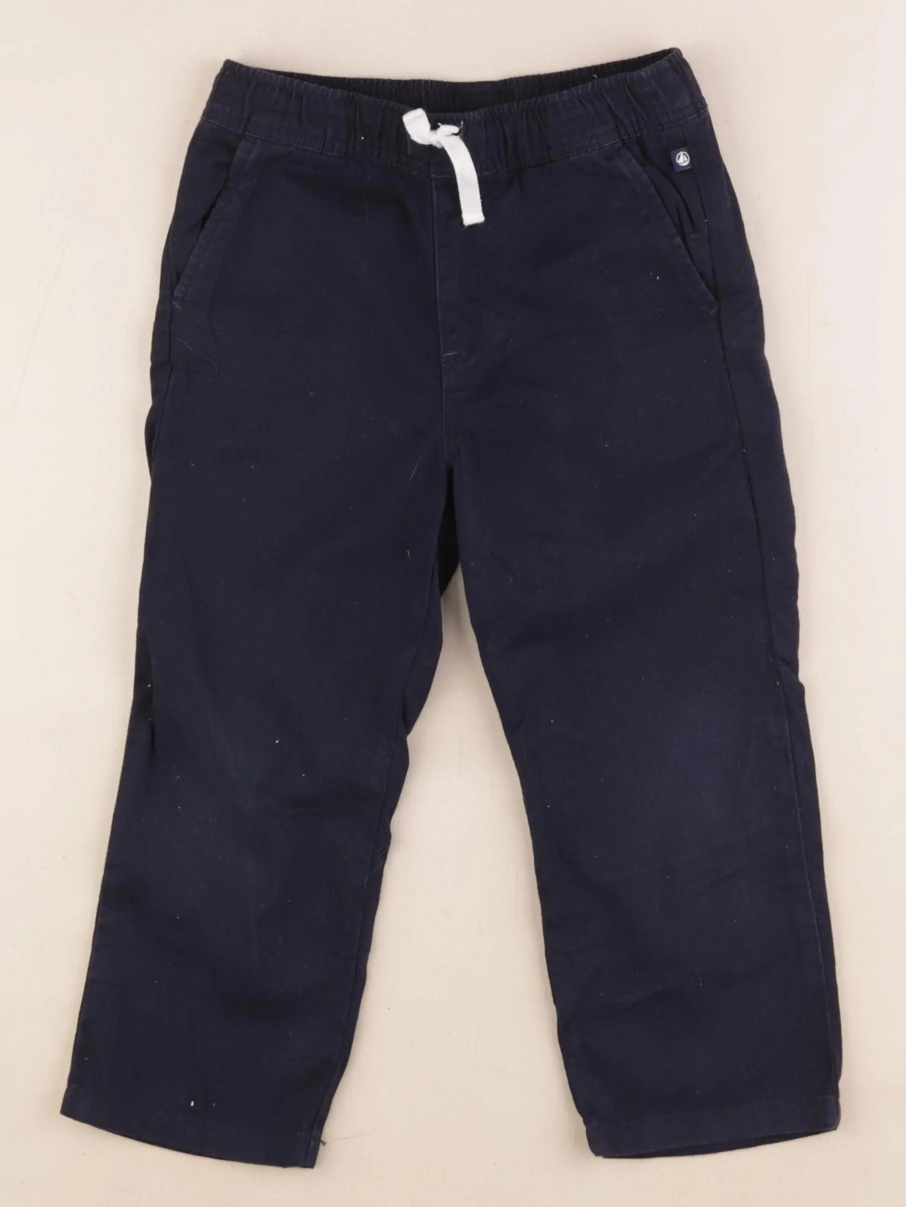 Petit Bateau - pantalon bleu - 4 ans