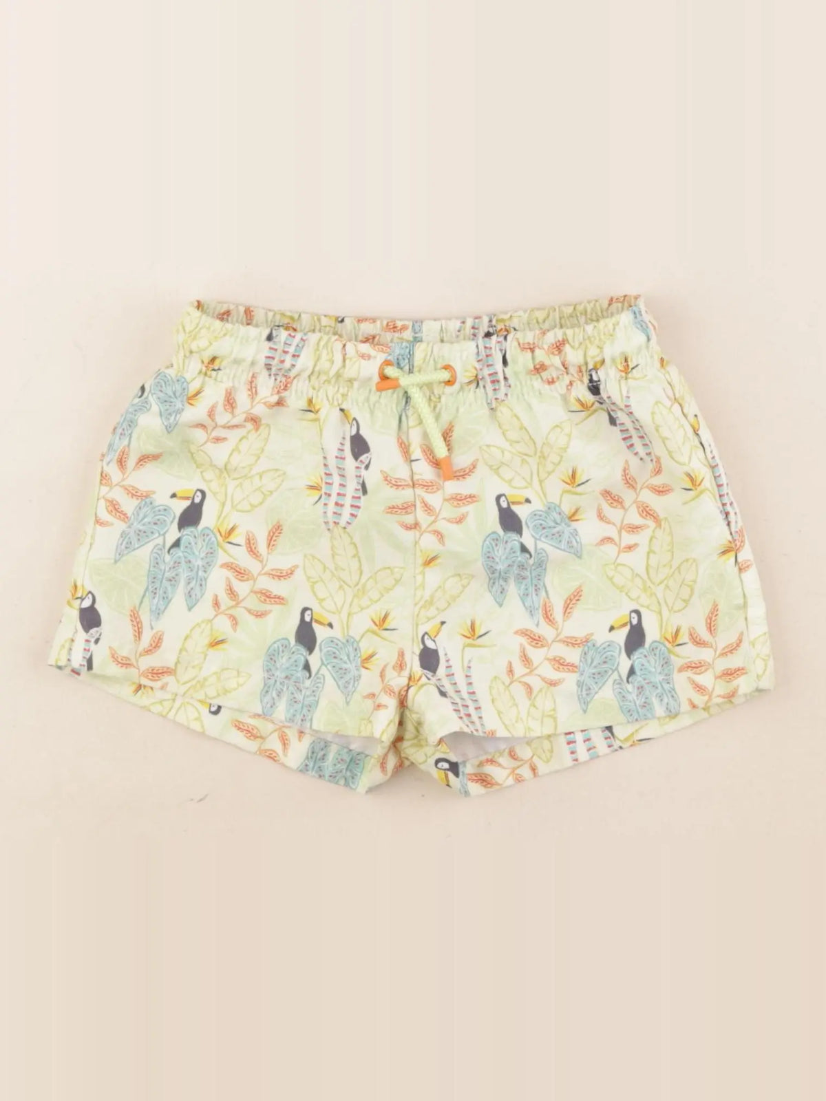 Zara - maillot de bain jaune, vert - 2/3 ans