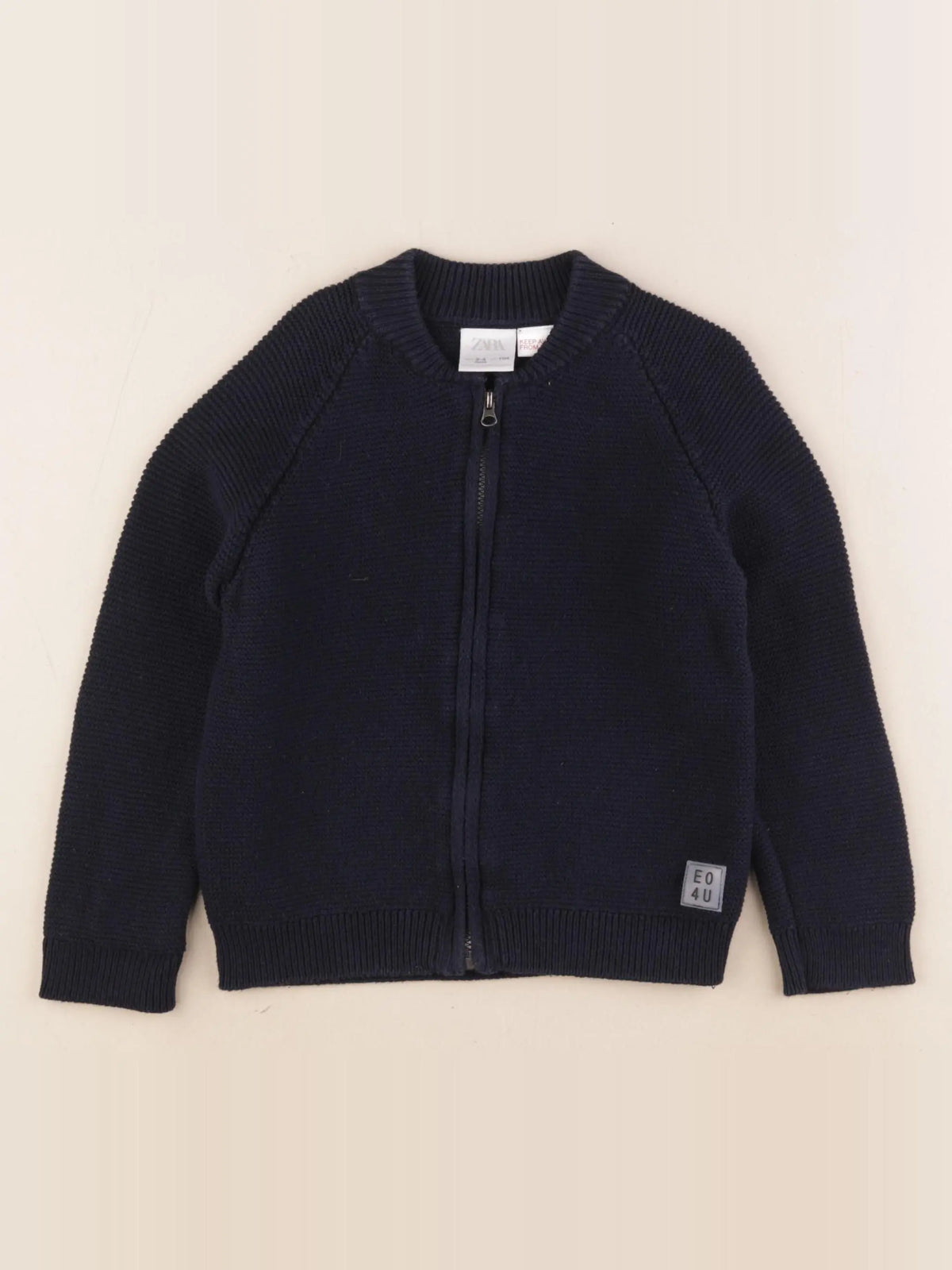 Zara - gilet bleu - 3/4 ans