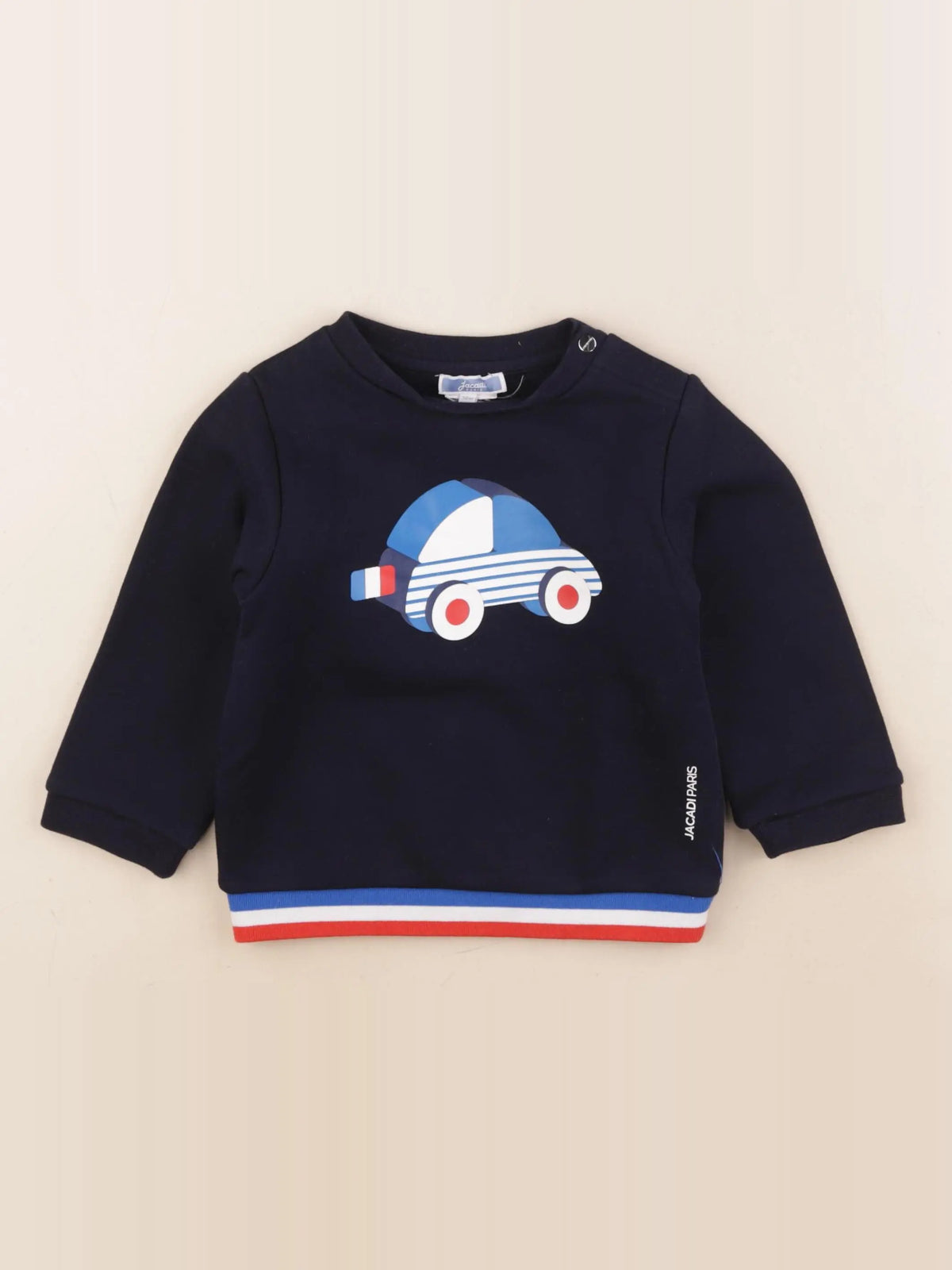 Jacadi - sweat bleu - 36 mois