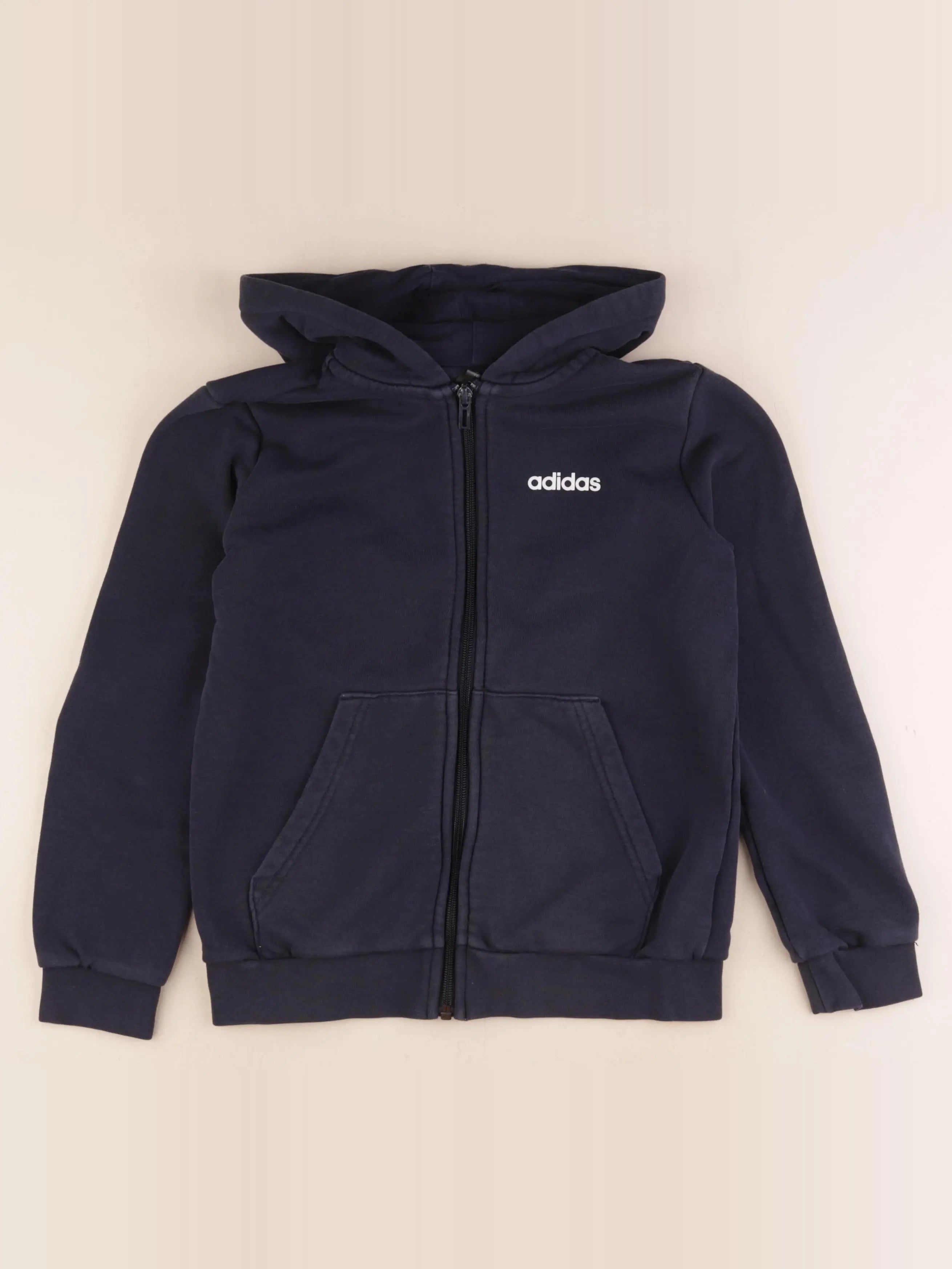 Adidas - sweat bleu - 9/10 ans