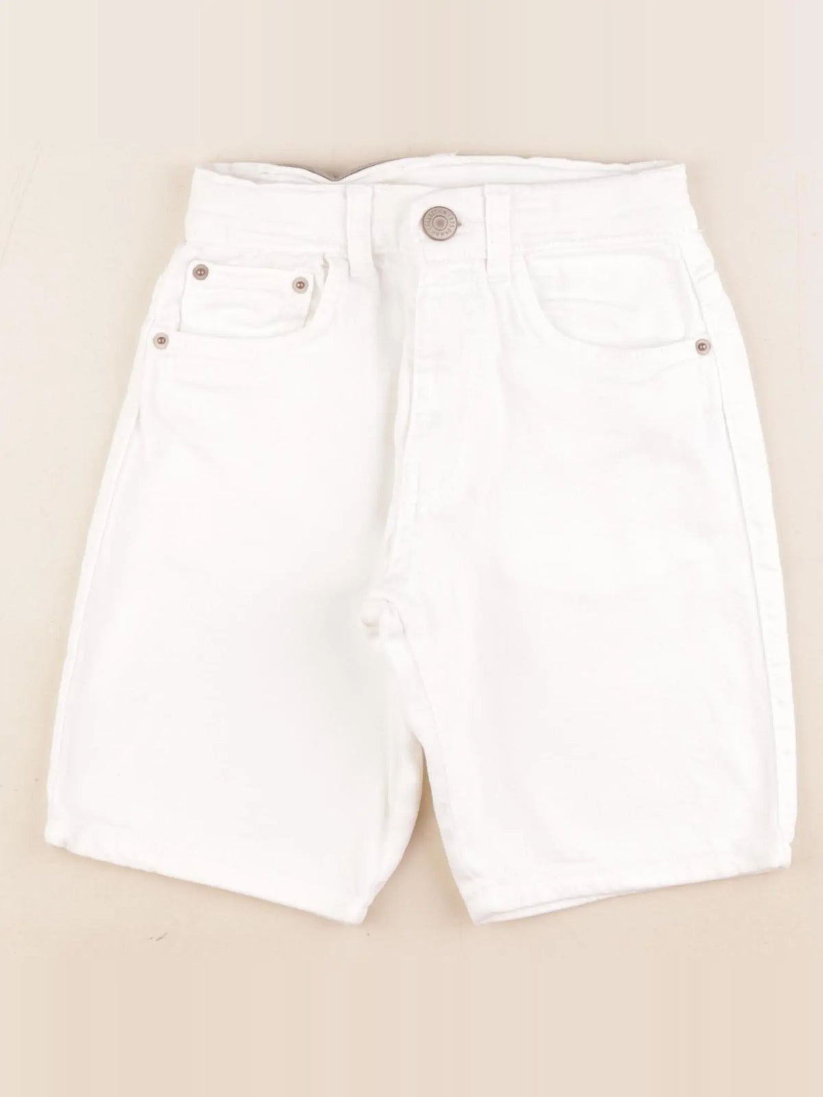 Zara - short blanc - 7 ans
