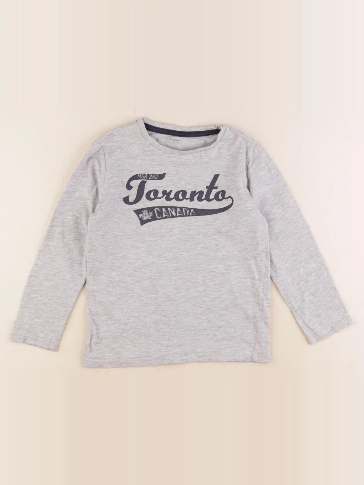 Vertbaudet - tee-shirt gris - 6 ans