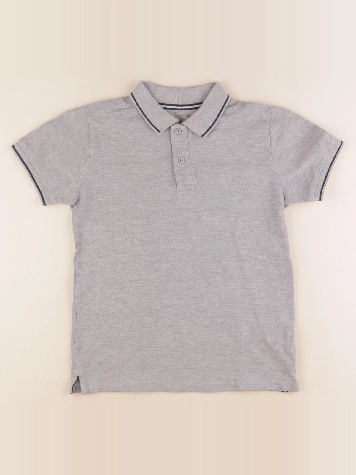 Monoprix - polo gris - 12 ans