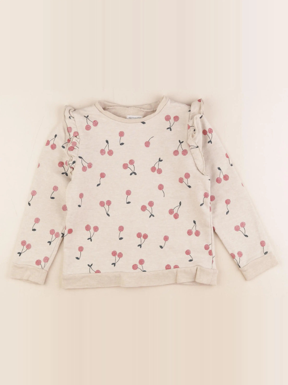 Vertbaudet - sweat multicolore - 6 ans