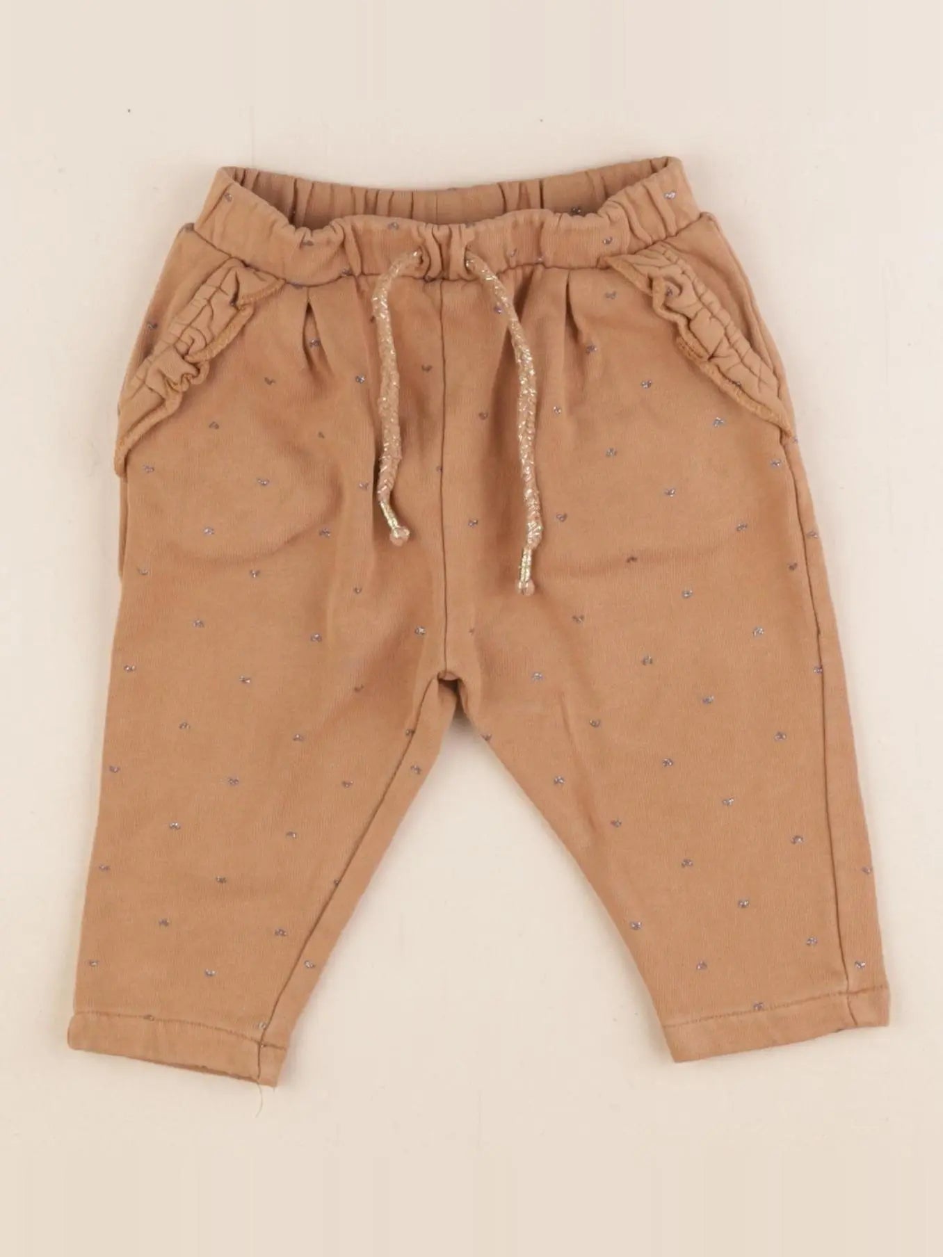 Vertbaudet - pantalon marron - 6 mois
