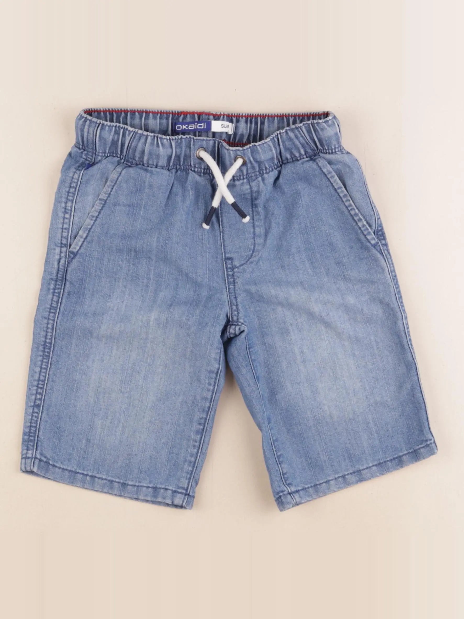 Okaidi - short bleu - 7 ans