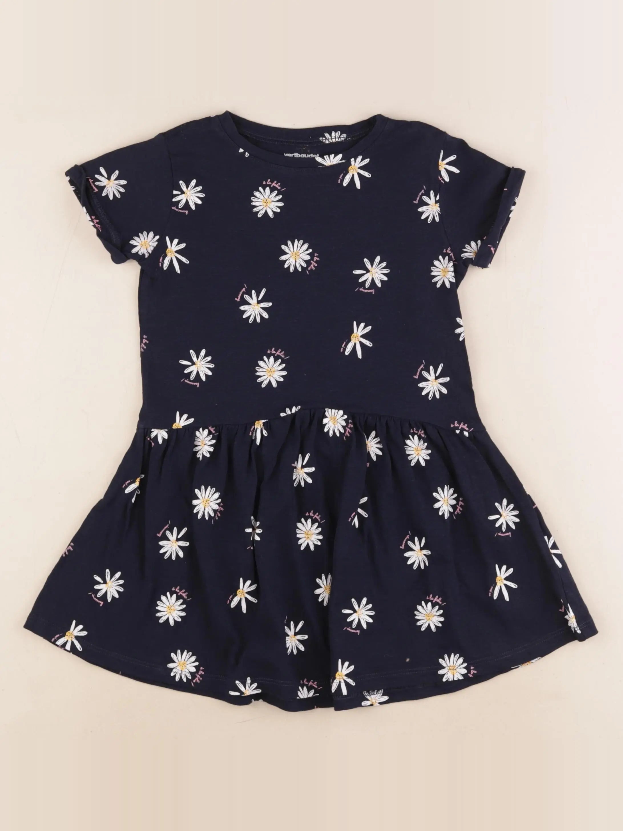 Vertbaudet - robe bleu - 4 ans