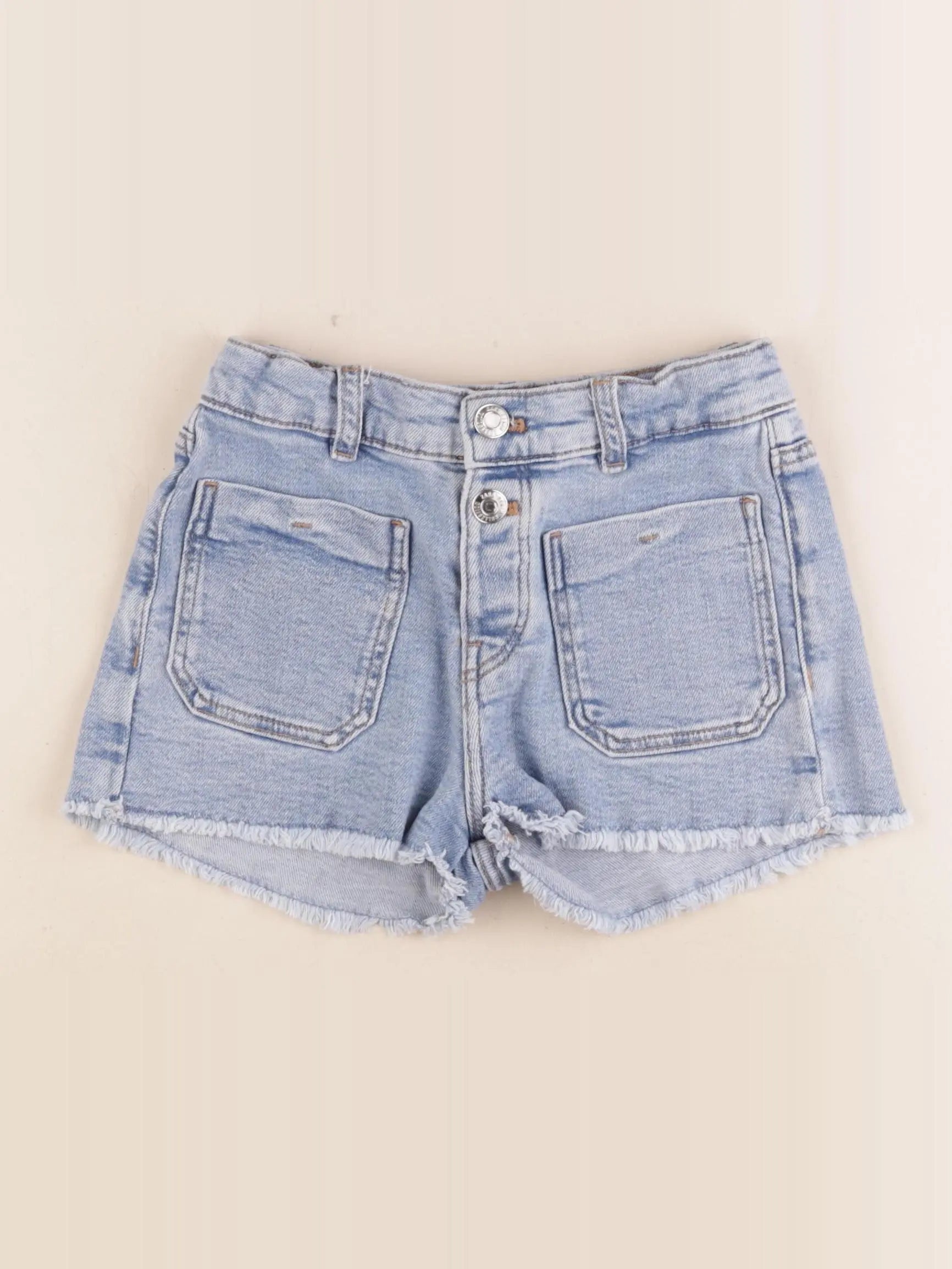Zara - short bleu - 7 ans