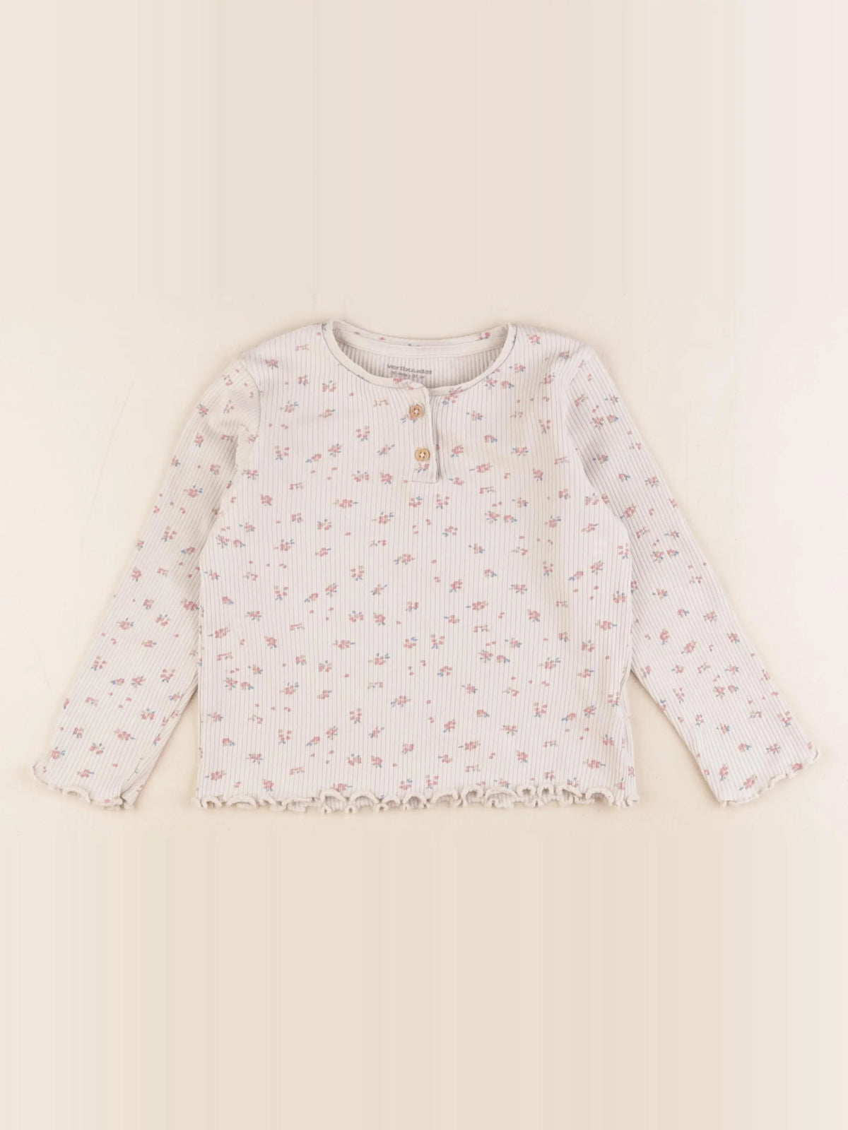Vertbaudet - tee-shirt blanc, rose - 36 mois