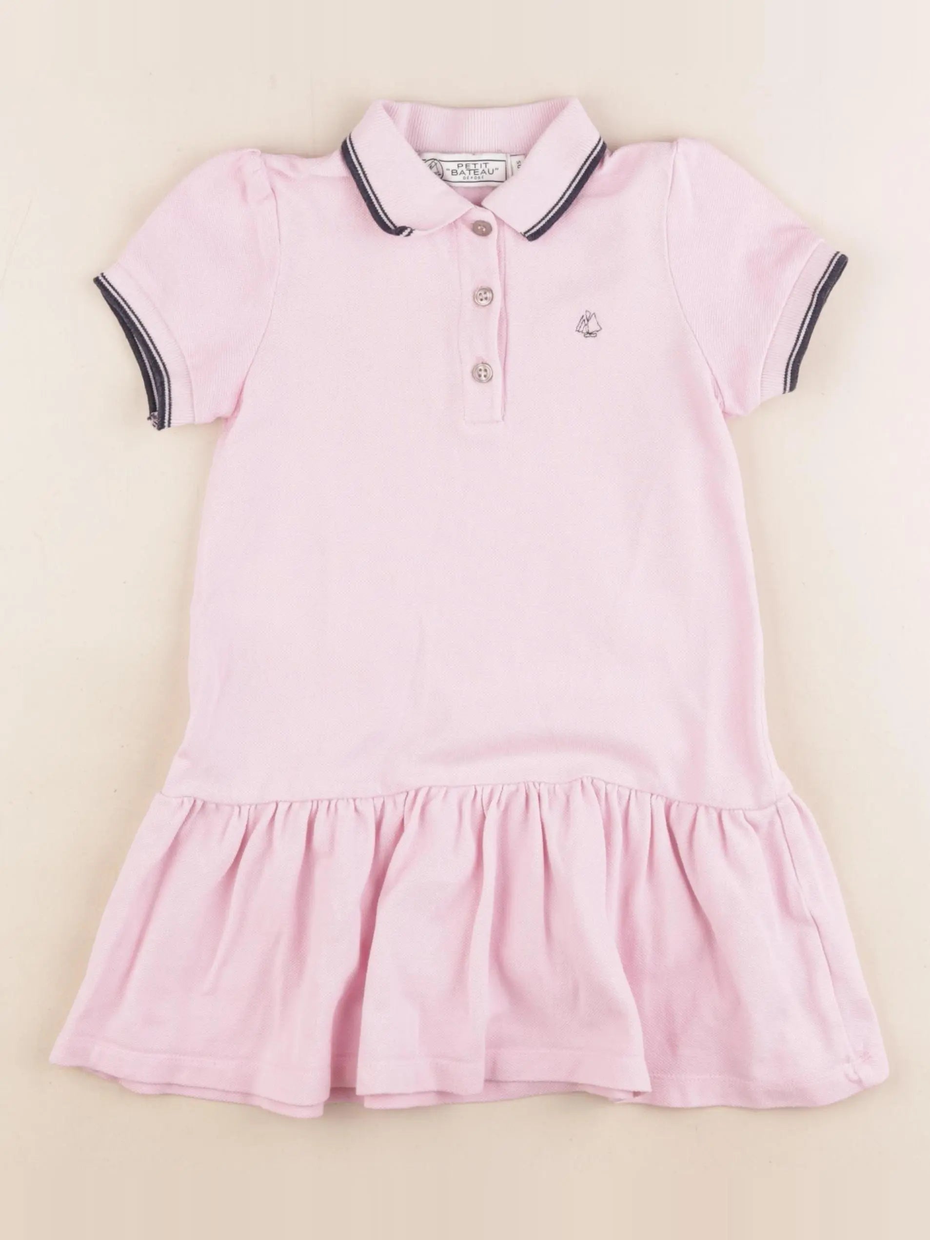 Petit Bateau - robe rose - 5 ans