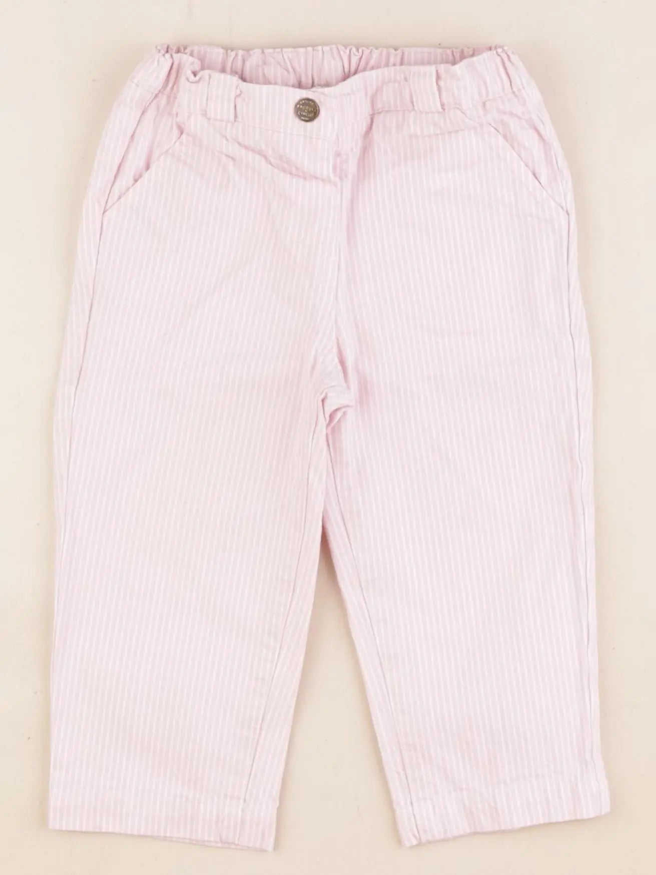 Cyrillus - pantalon rose - 18 mois