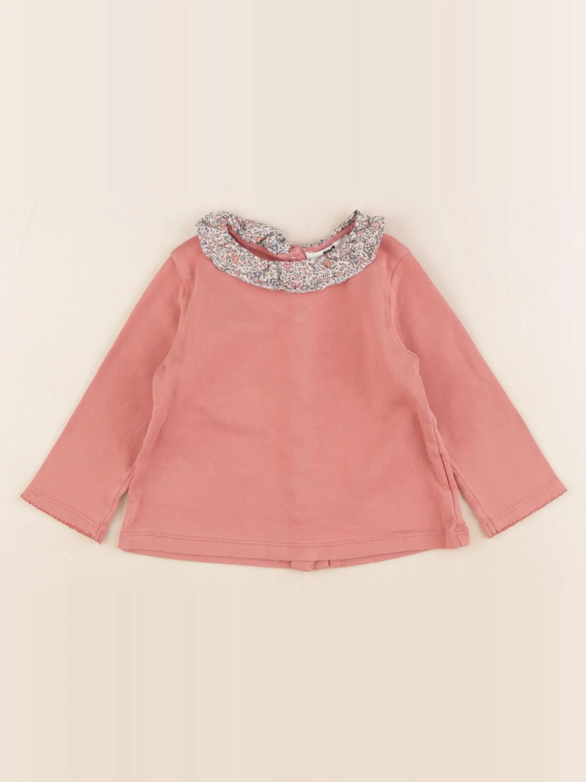 Cyrillus - tee-shirt rose - 18 mois
