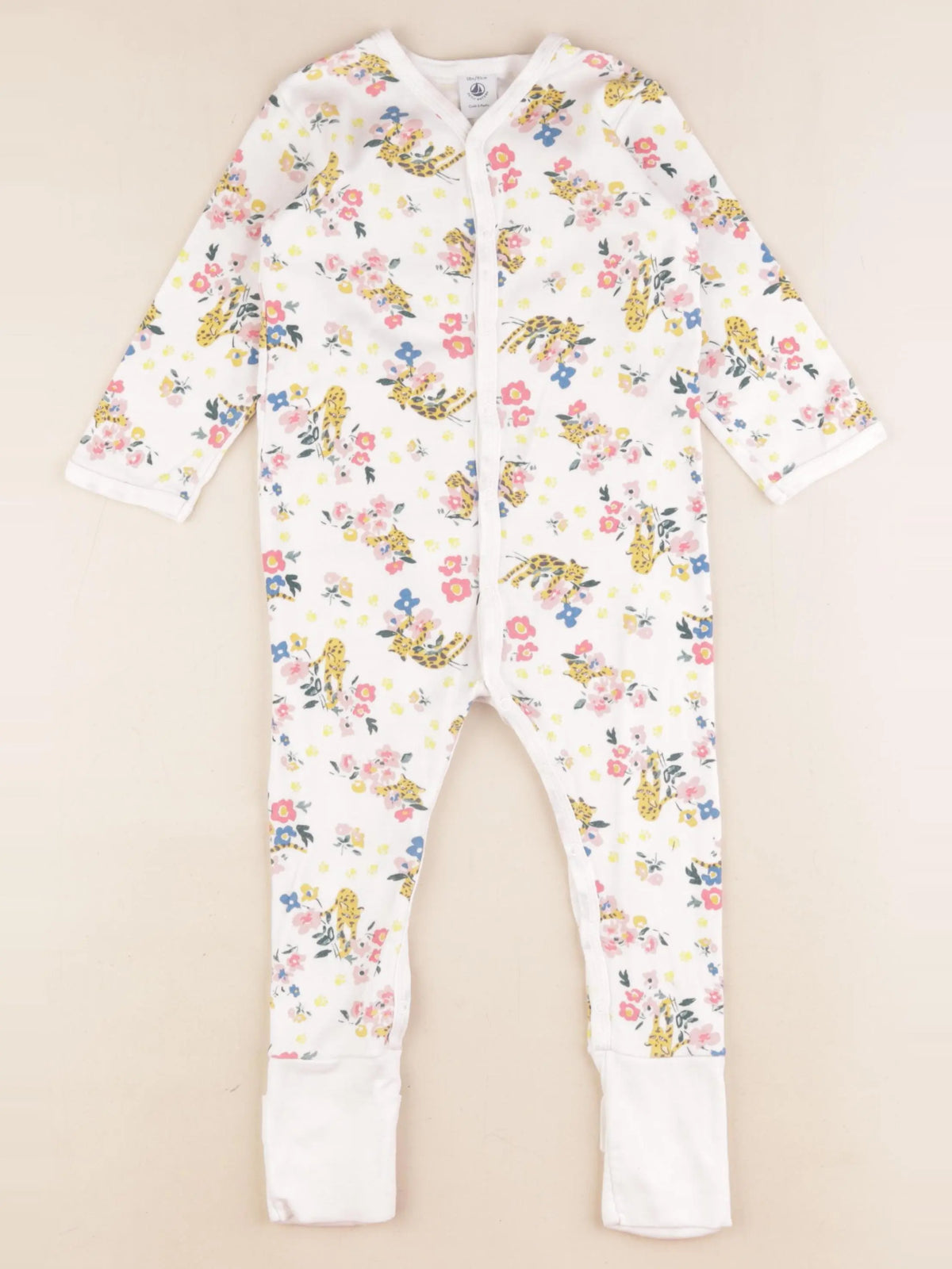 Petit Bateau - pyjama coton multicolore - 18 mois