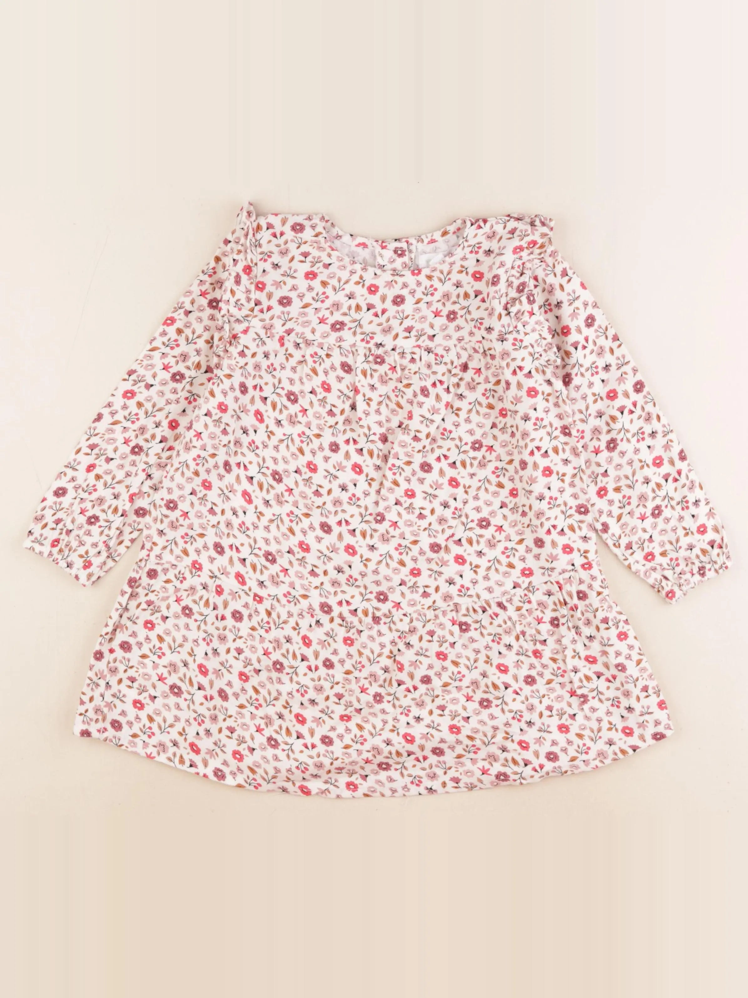 Vertbaudet - robe multicolore - 3 ans
