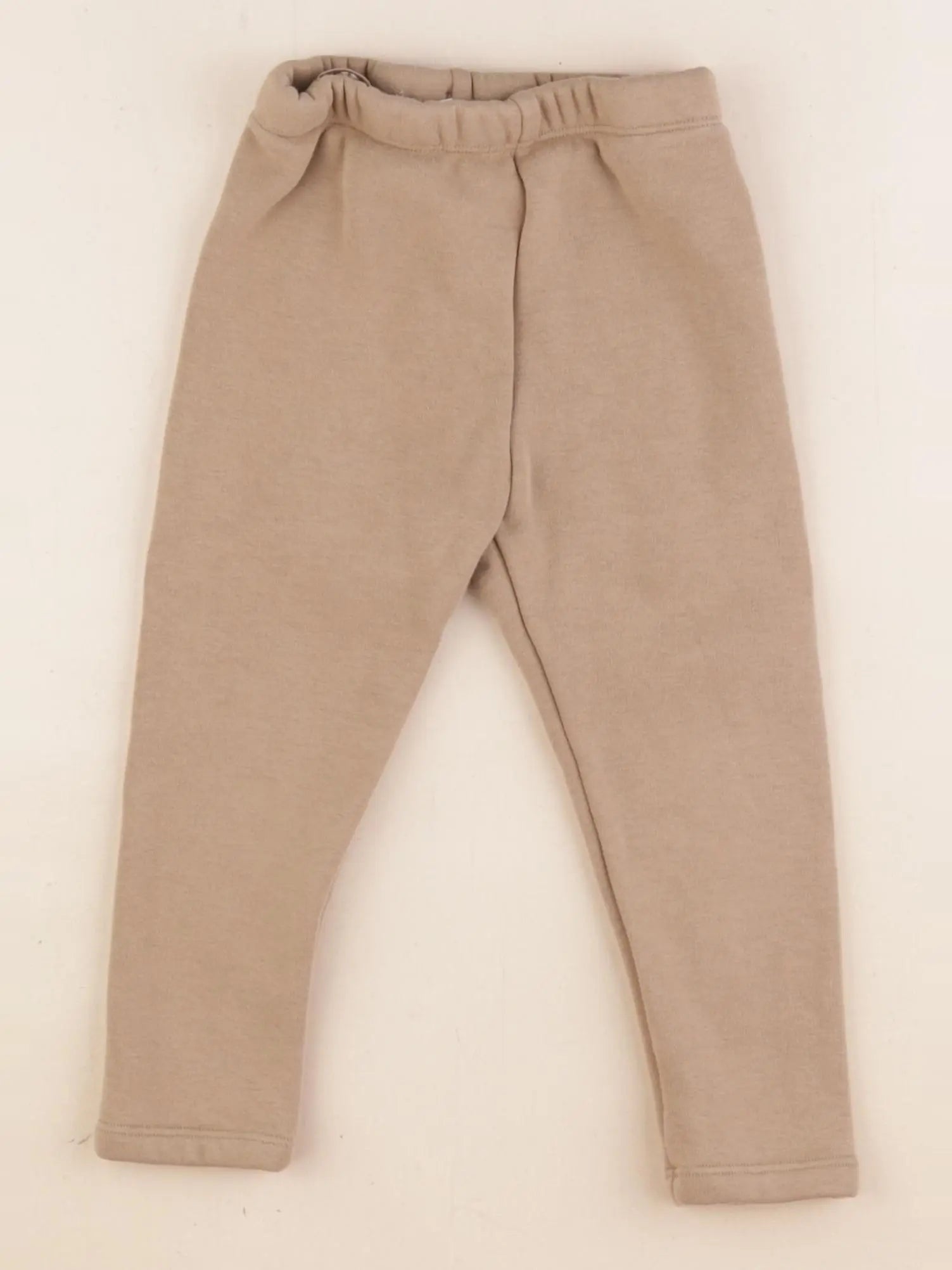 Vertbaudet - legging doublé marron - 3 ans