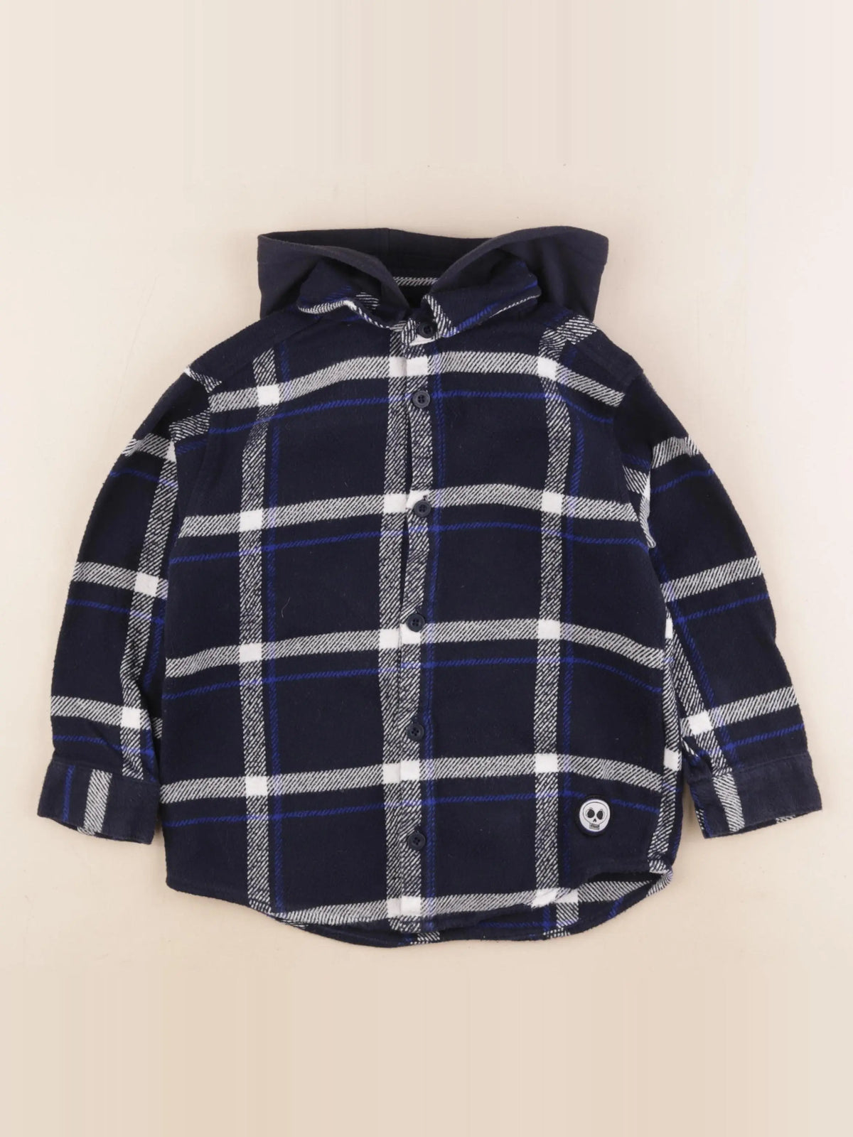 Vertbaudet - chemise bleu - 6 ans