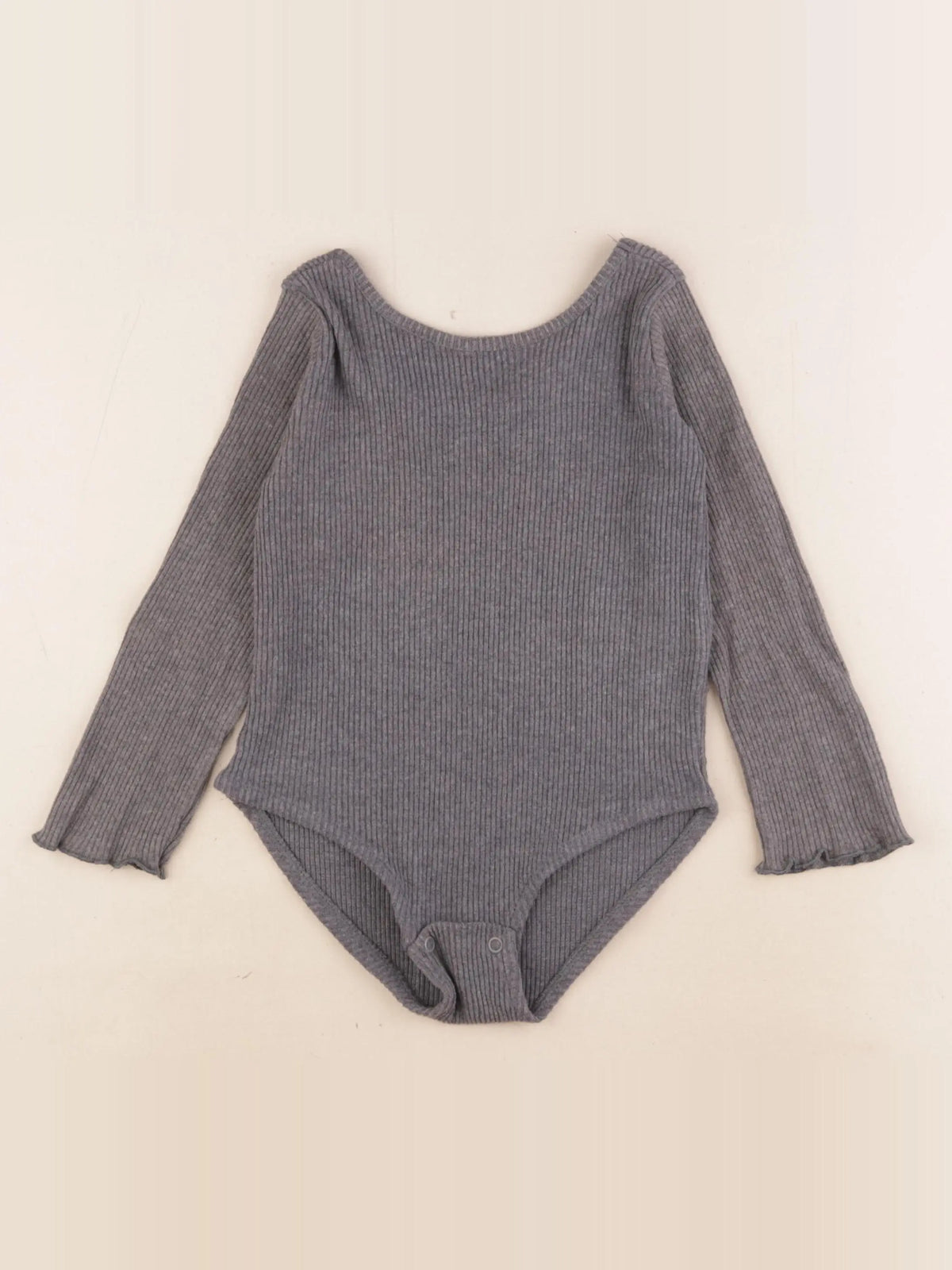 Zara - body gris - 3/4 ans