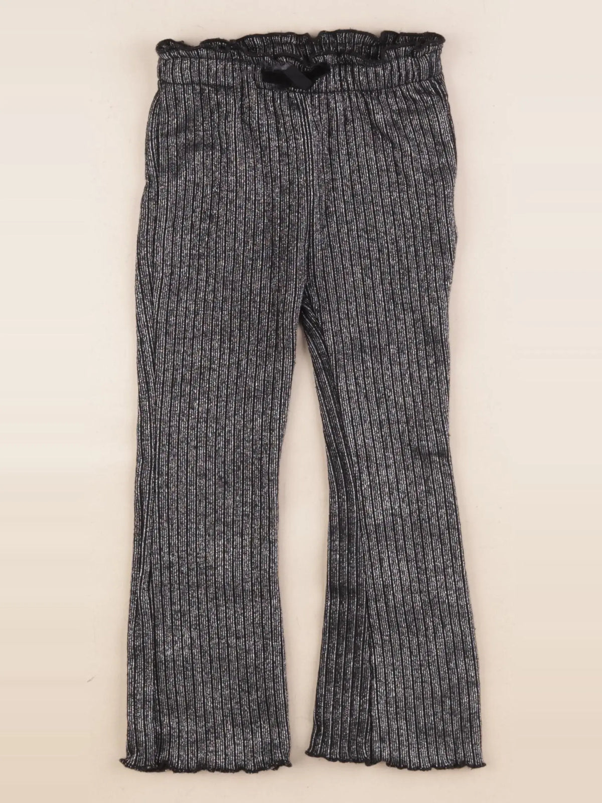 Zara - pantalon noir, argent - 4 ans