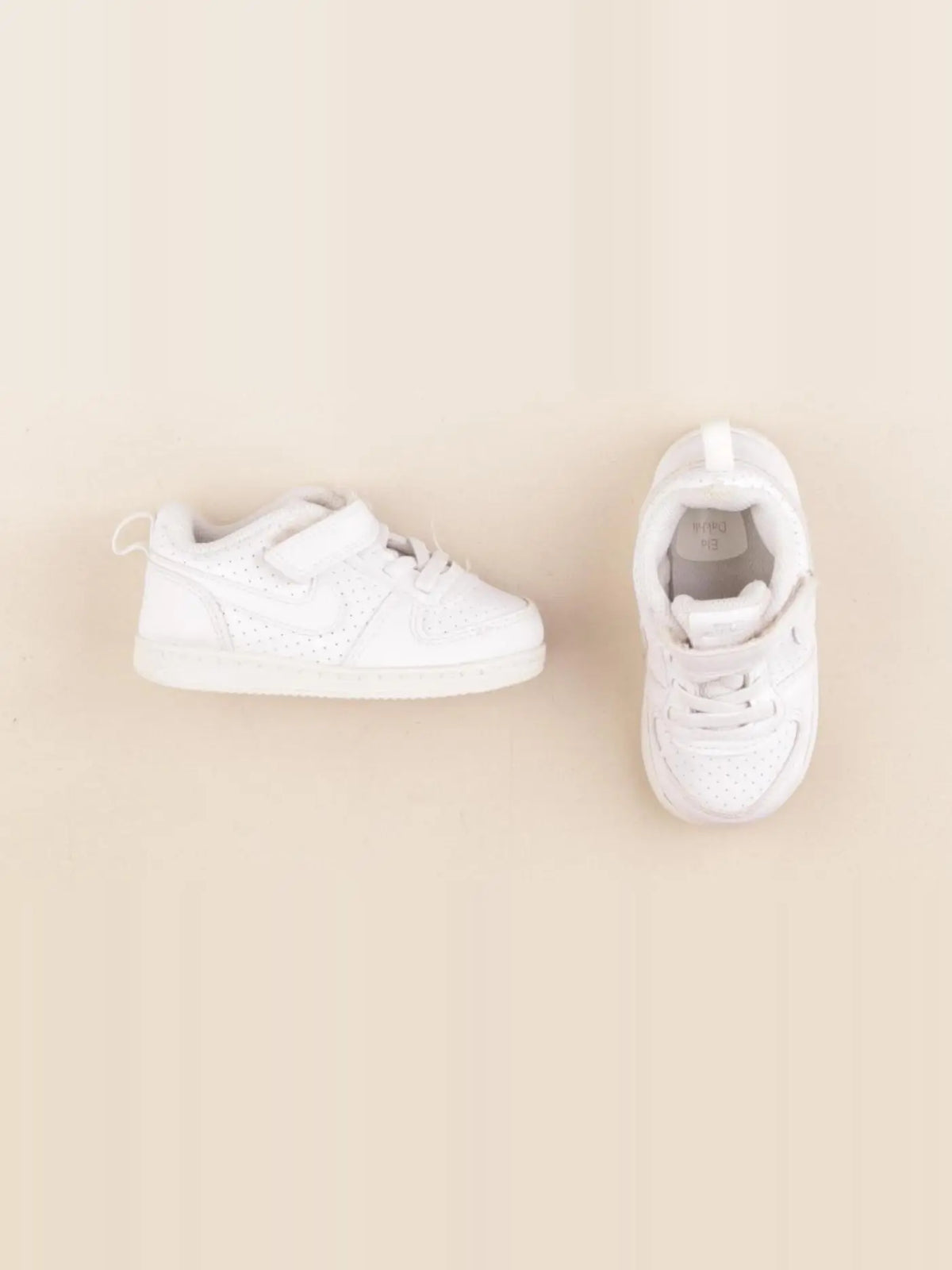 Nike - tennis à scratch/ lacets blanc - pointure 22