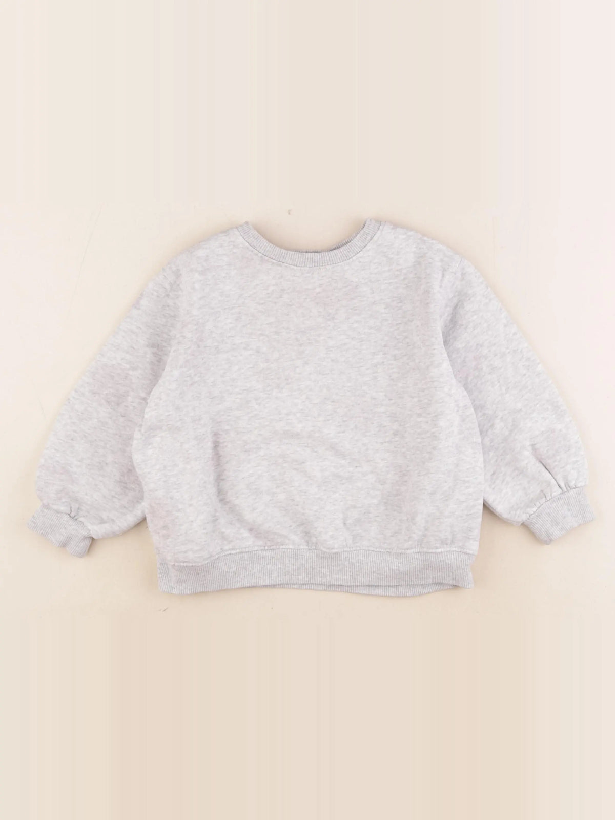 H&M - sweat gris - 2/4 ans