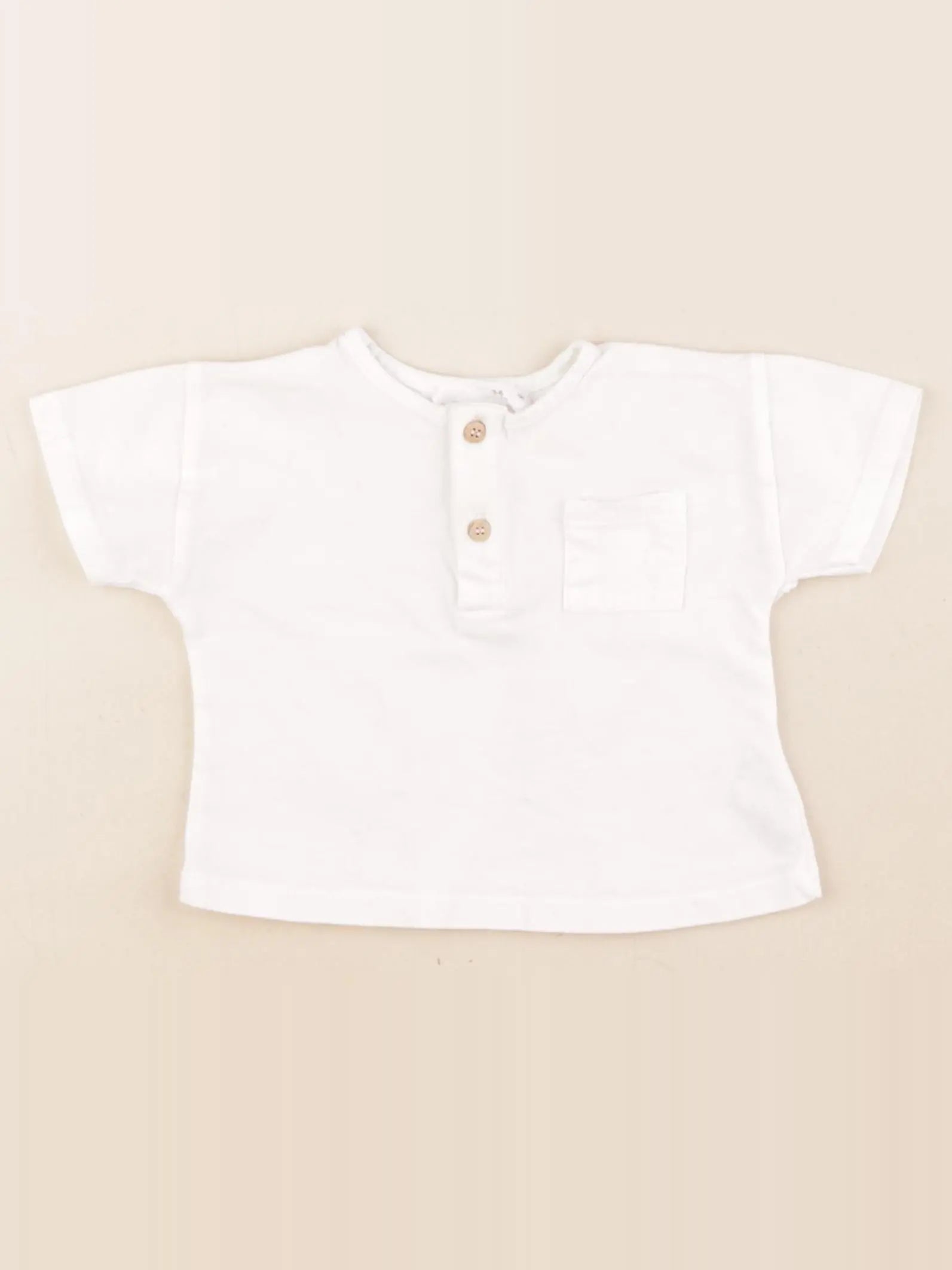 Zara - tee-shirt blanc - 3/6 mois