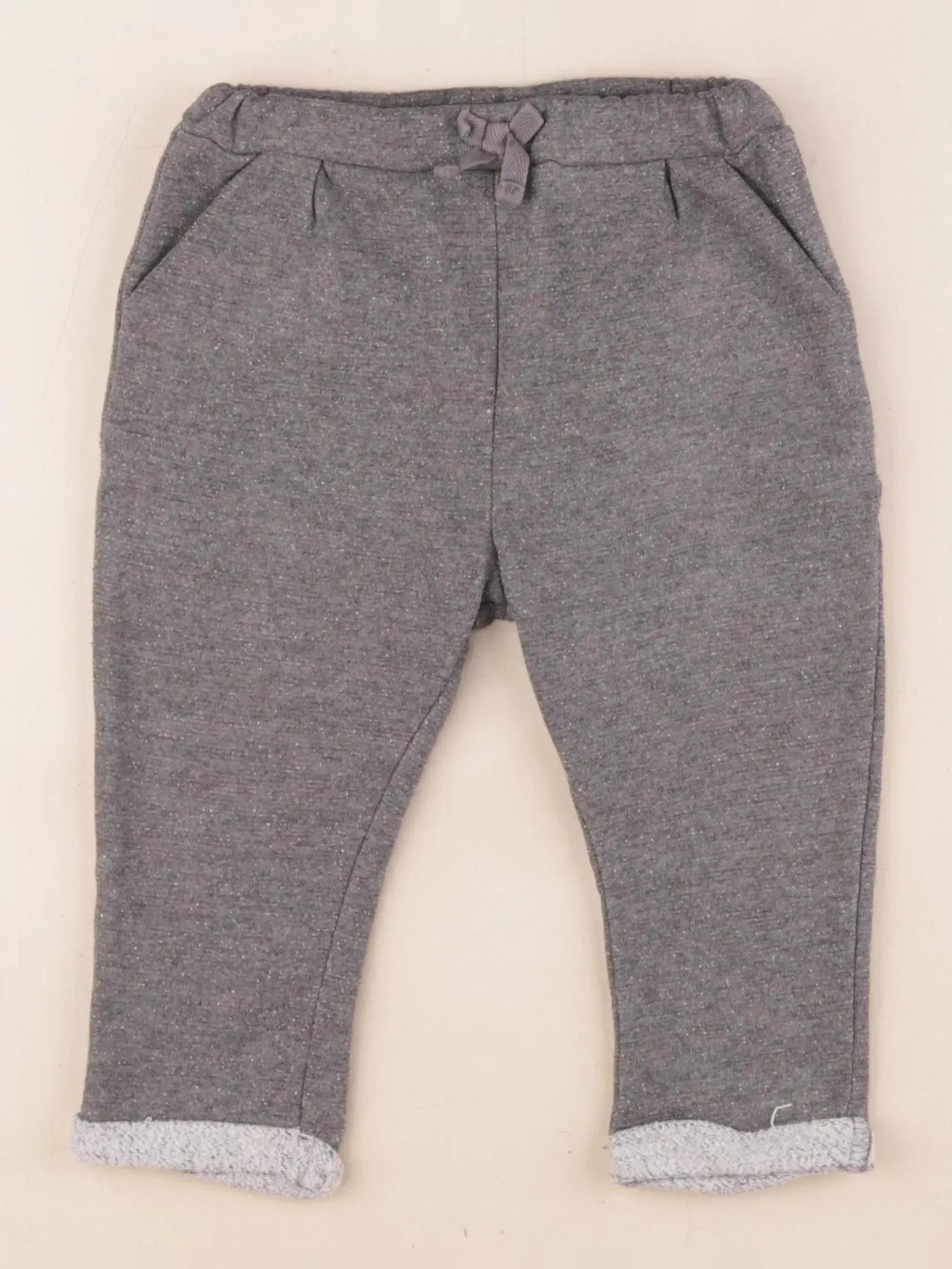 Vertbaudet - jogging gris, argent - 18 mois