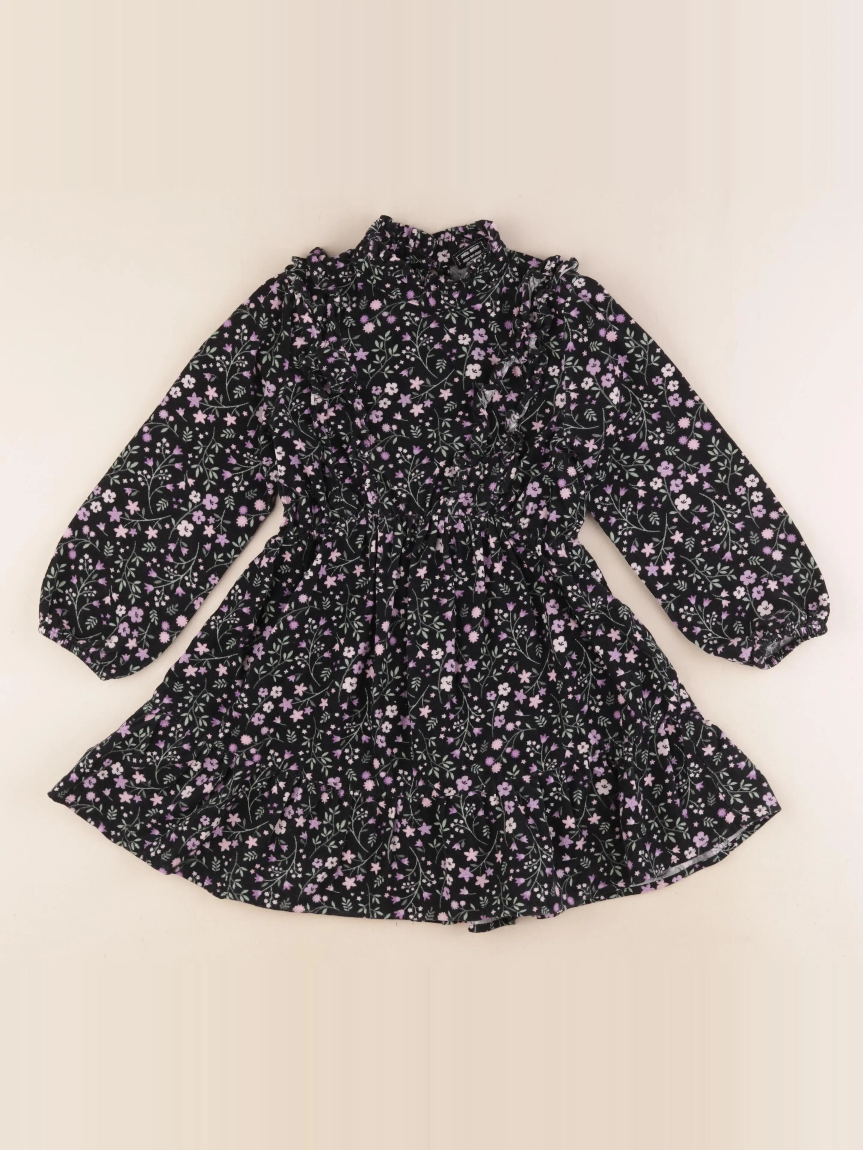 Tape à l'oeil - robe noir, violet - 5 ans
