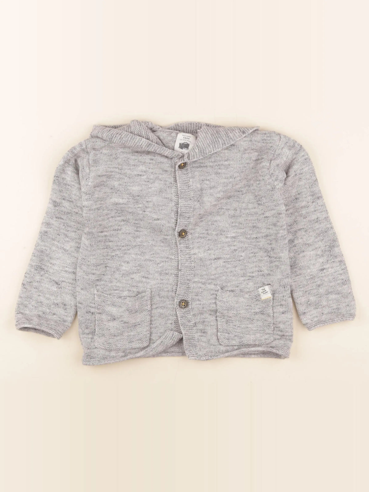 Zara - gilet gris - 3/4 ans