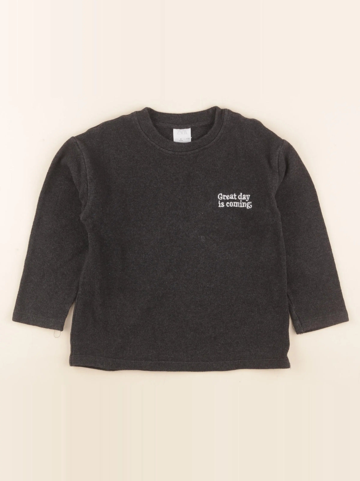 Zara - pull noir - 5 ans