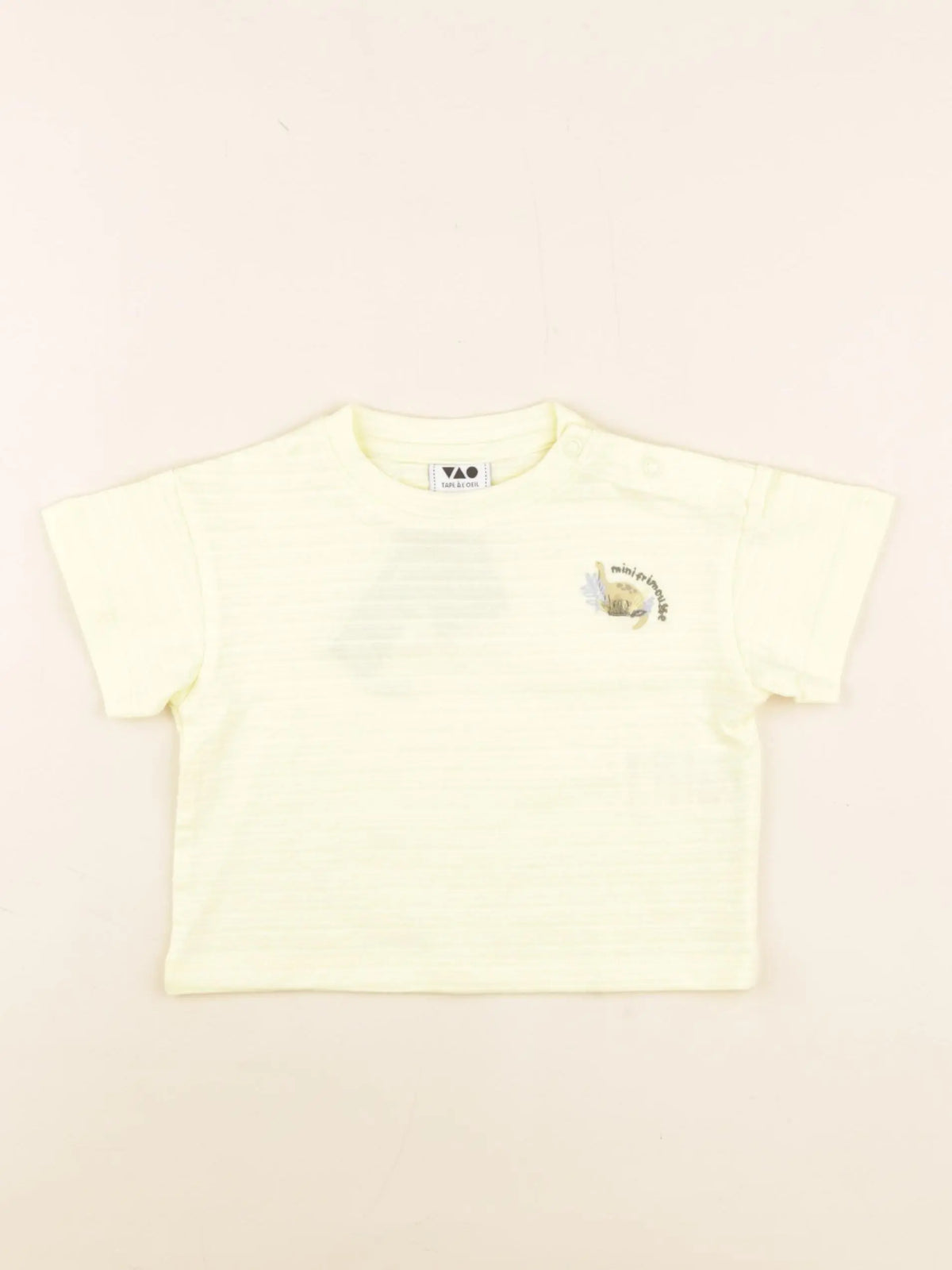 Tape à l'oeil - tee-shirt jaune - 6 mois