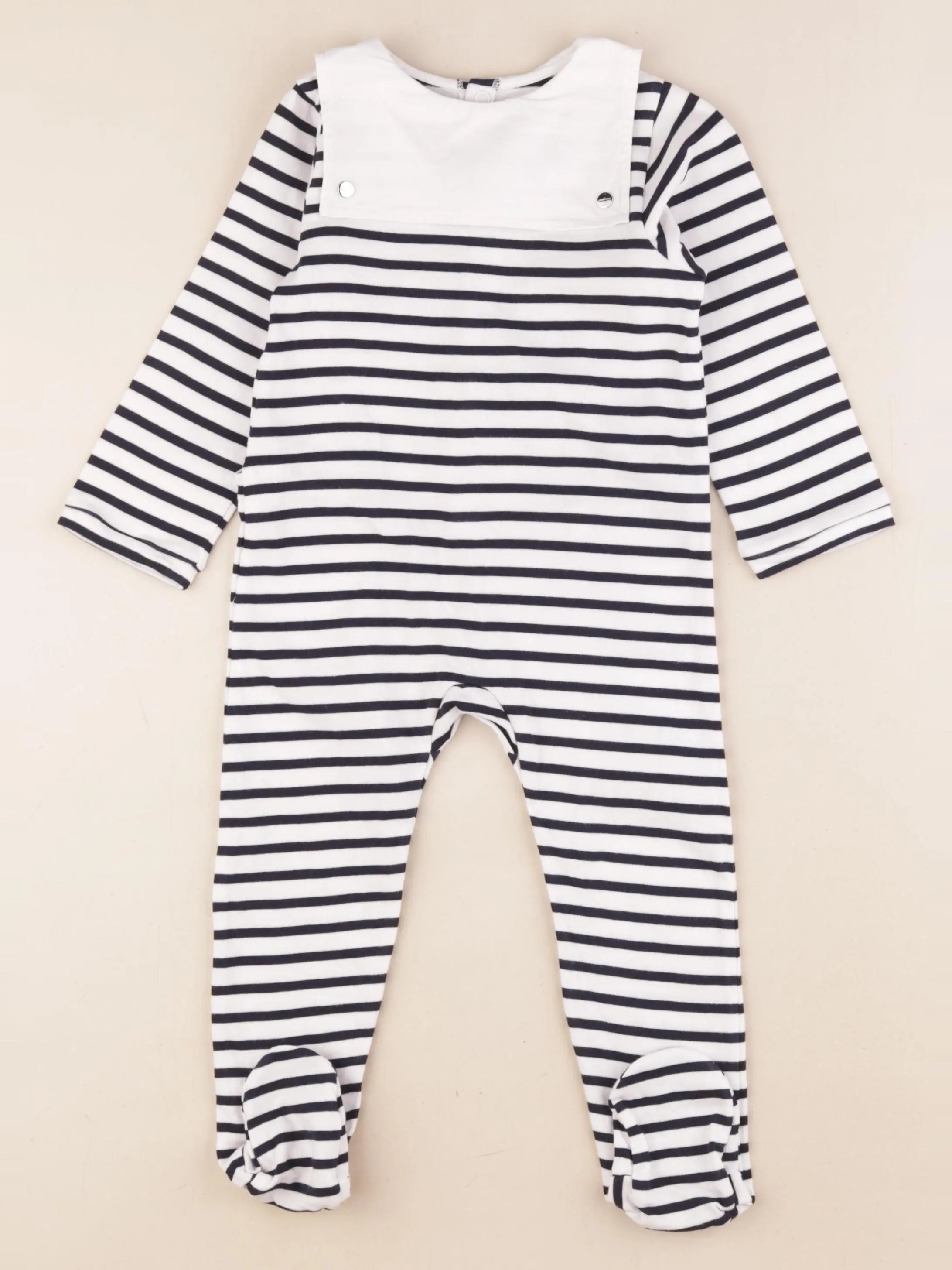 Jacadi - pyjama coton bleu - 24 mois