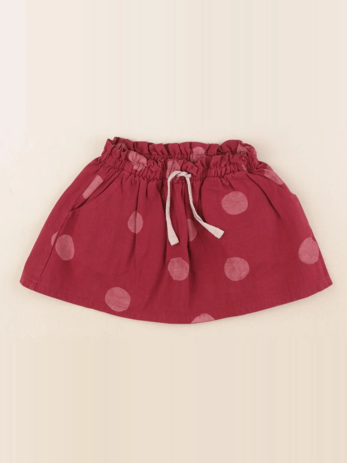 Zara - jupe rouge, rose - 2/3 ans