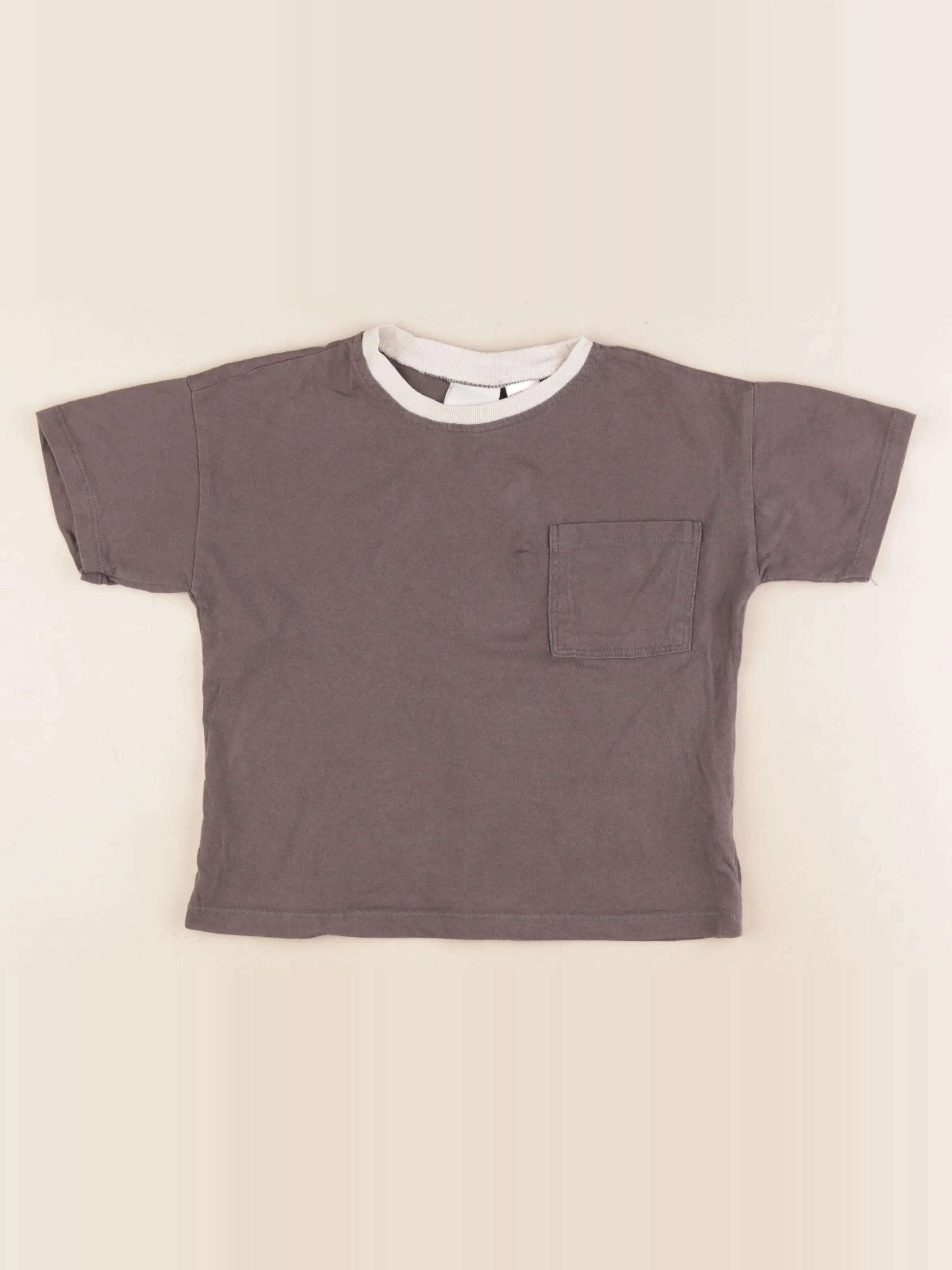 Zara - tee-shirt gris - 3 ans