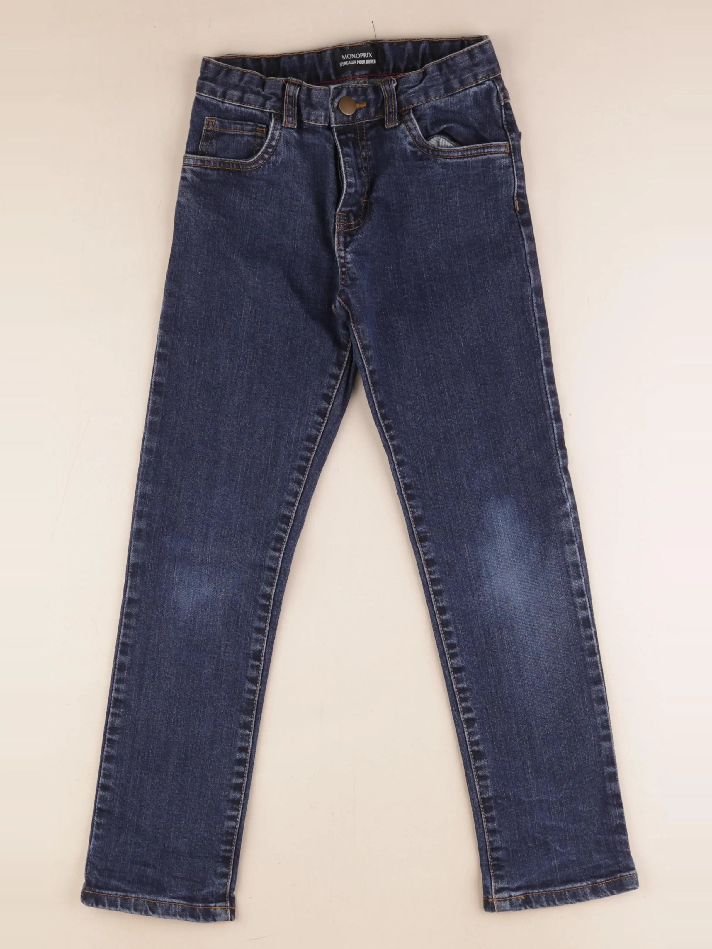 Monoprix - jean bleu - 8 ans