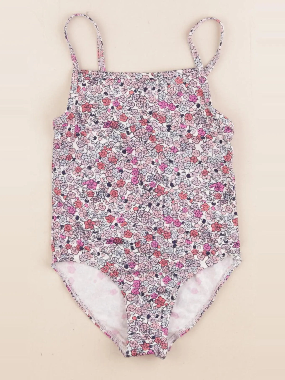 Monoprix - maillot de bain rose - 4 ans