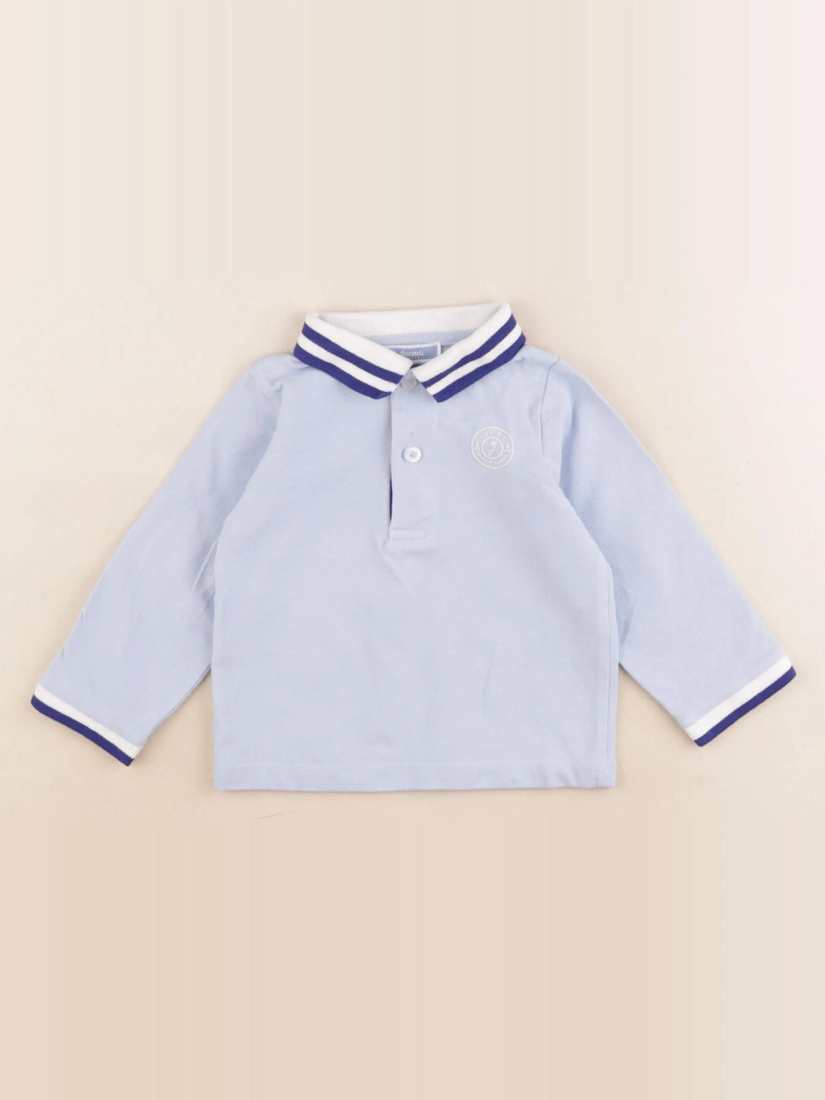 Jacadi - polo bleu - 18 mois
