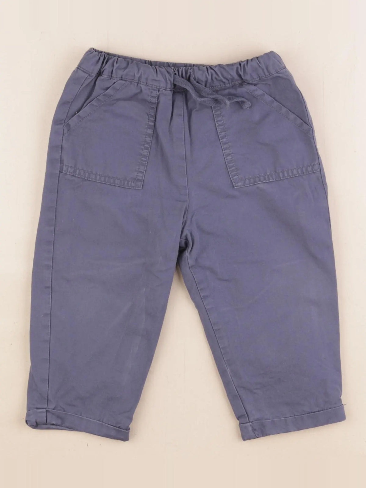 Boutchou - pantalon bleu - 12 mois