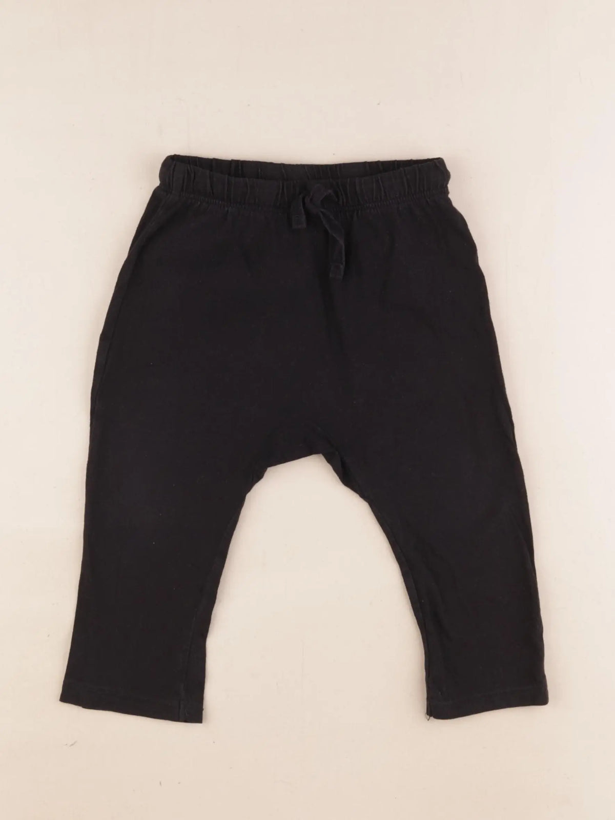 H&M - sarouel noir - 12/18 mois