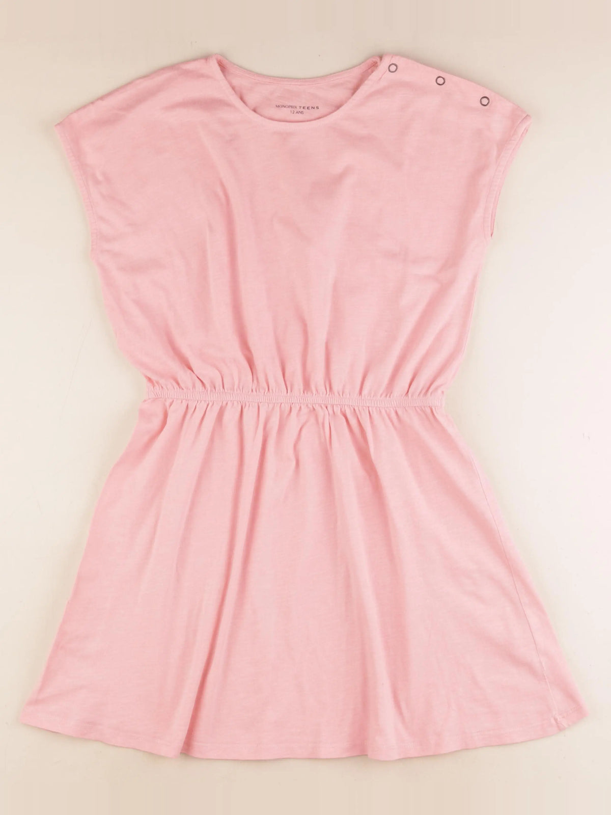 Monoprix - robe rose - 12 ans