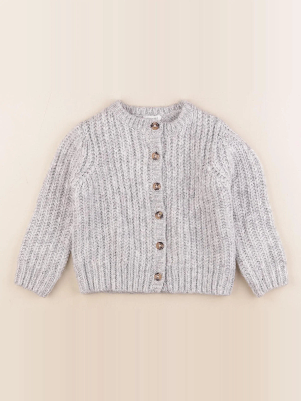Vertbaudet - gilet gris - 5 ans