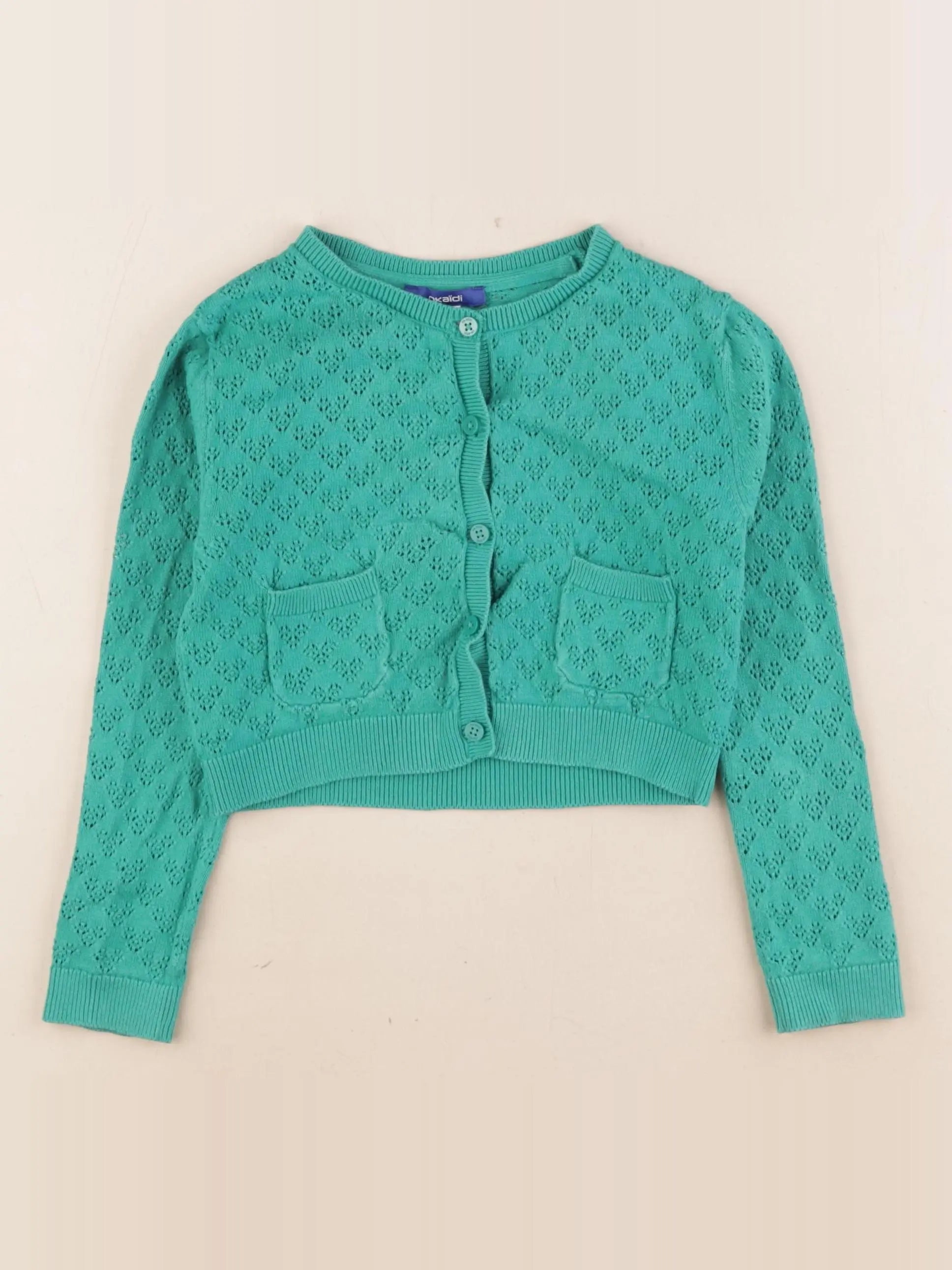 Okaidi - gilet vert - 5 ans