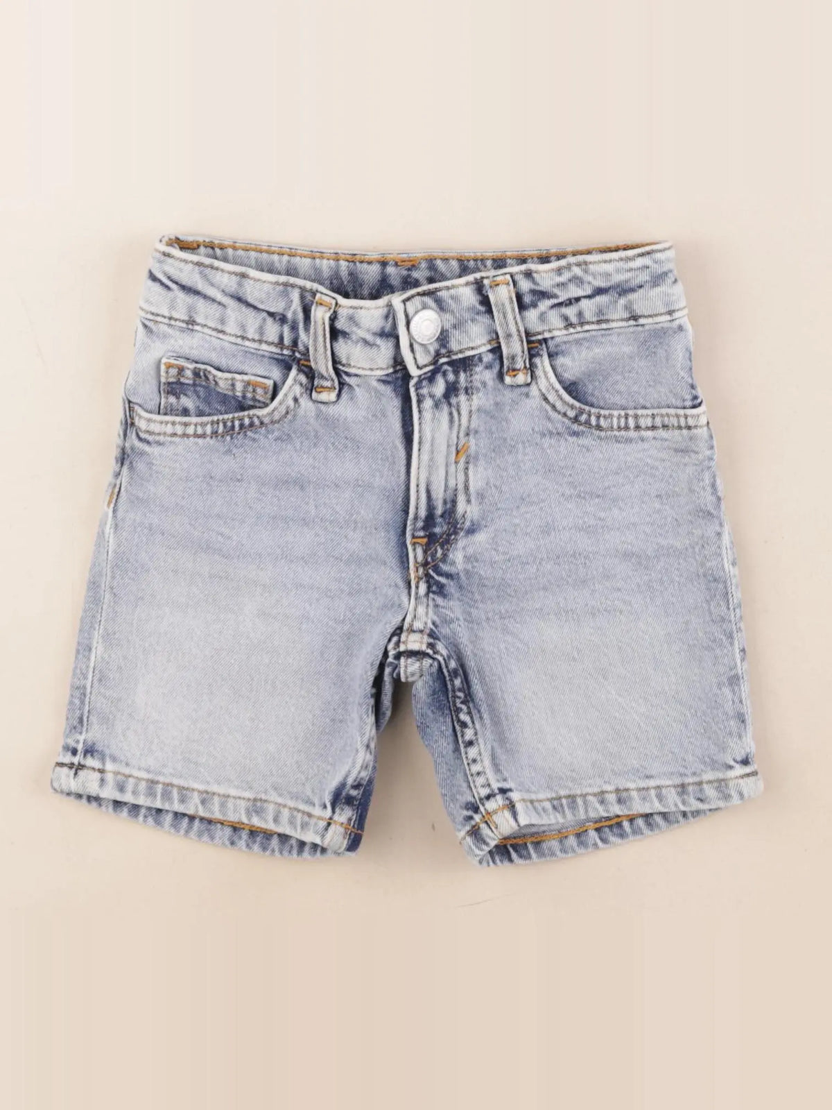 H&M - short bleu - 2/3 ans