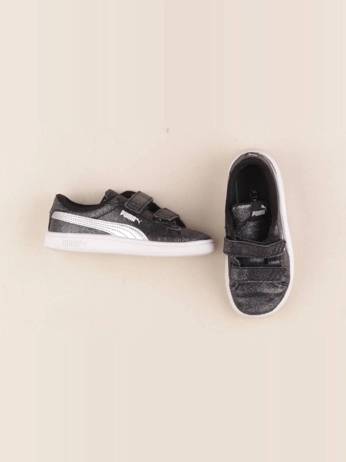 Puma - baskets argent, noir - pointure 26