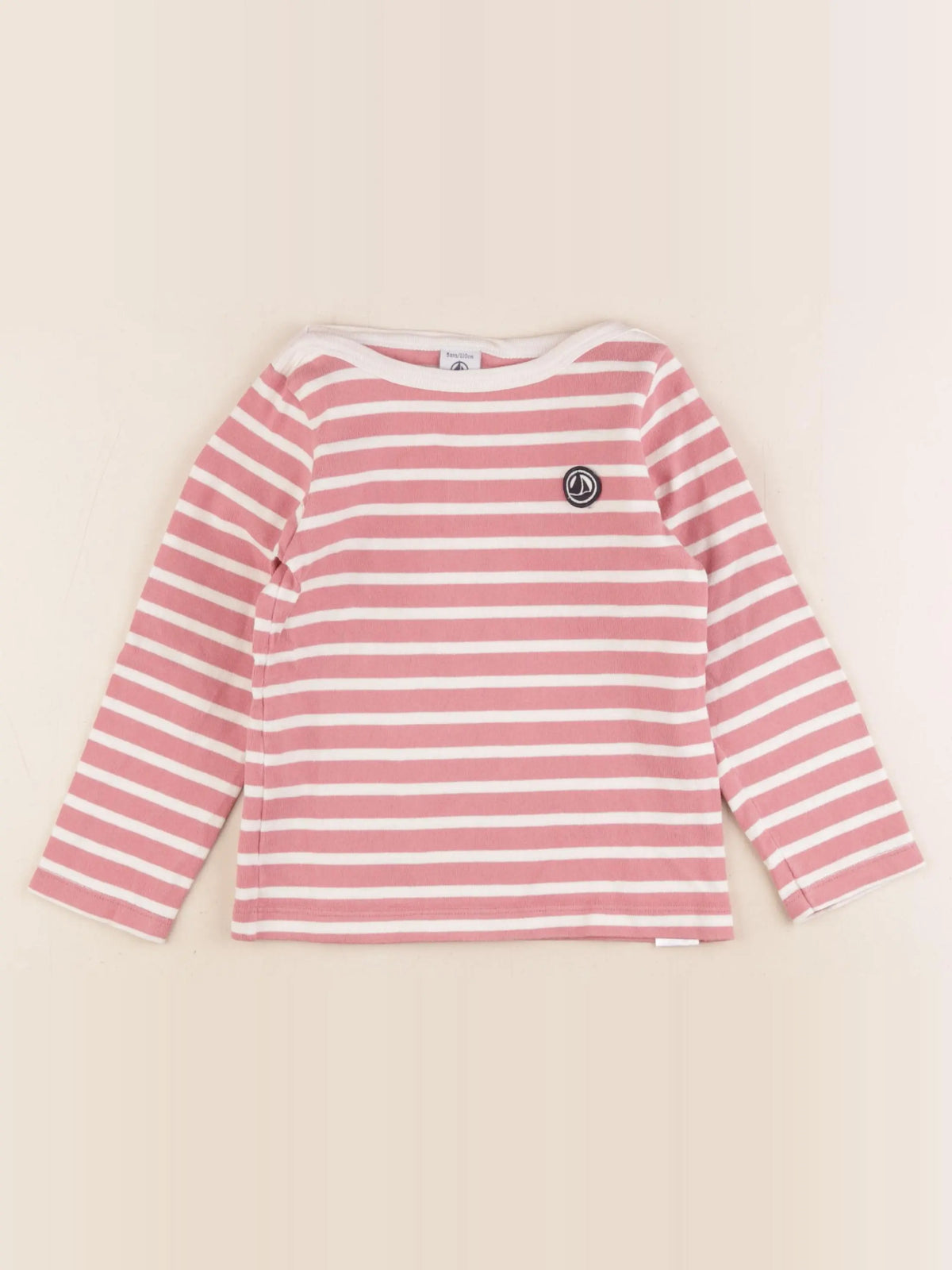Petit Bateau - tee-shirt rose - 5 ans